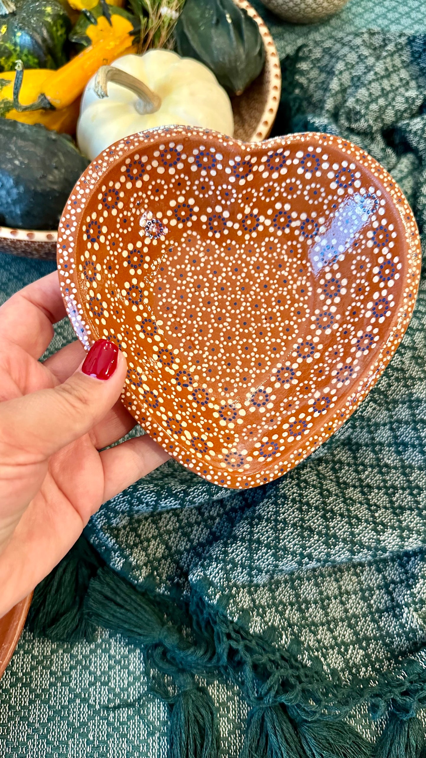 Valeria Heart Clay Dish