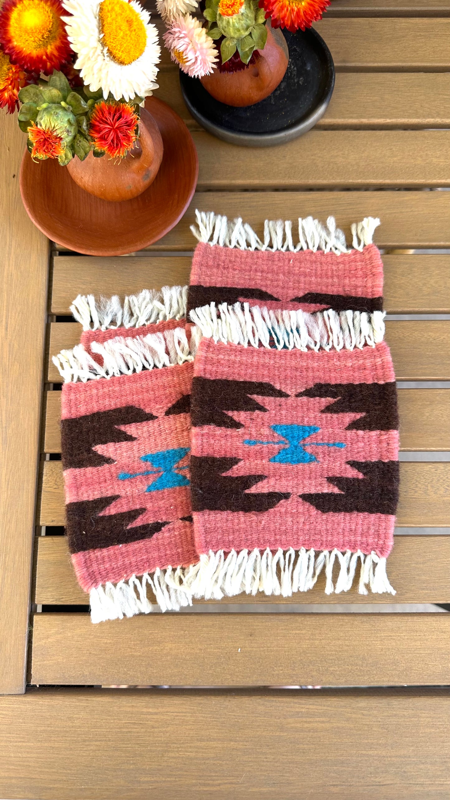 Anahí Wool Coasters Set of 4