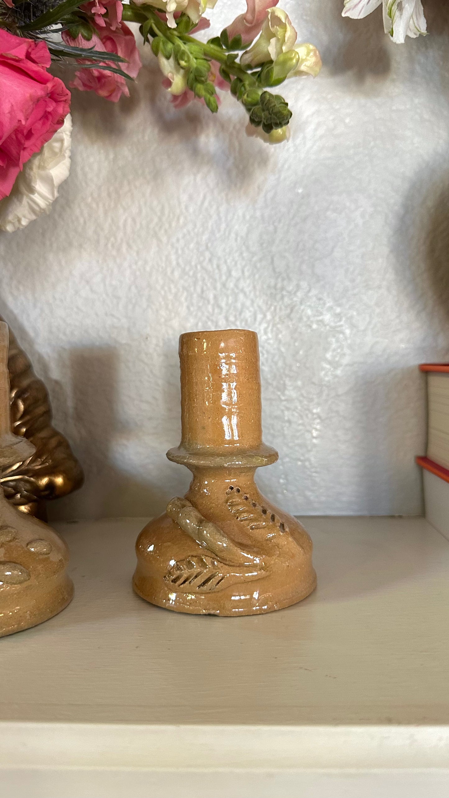 Luz De Estrella Clay Candle Holder