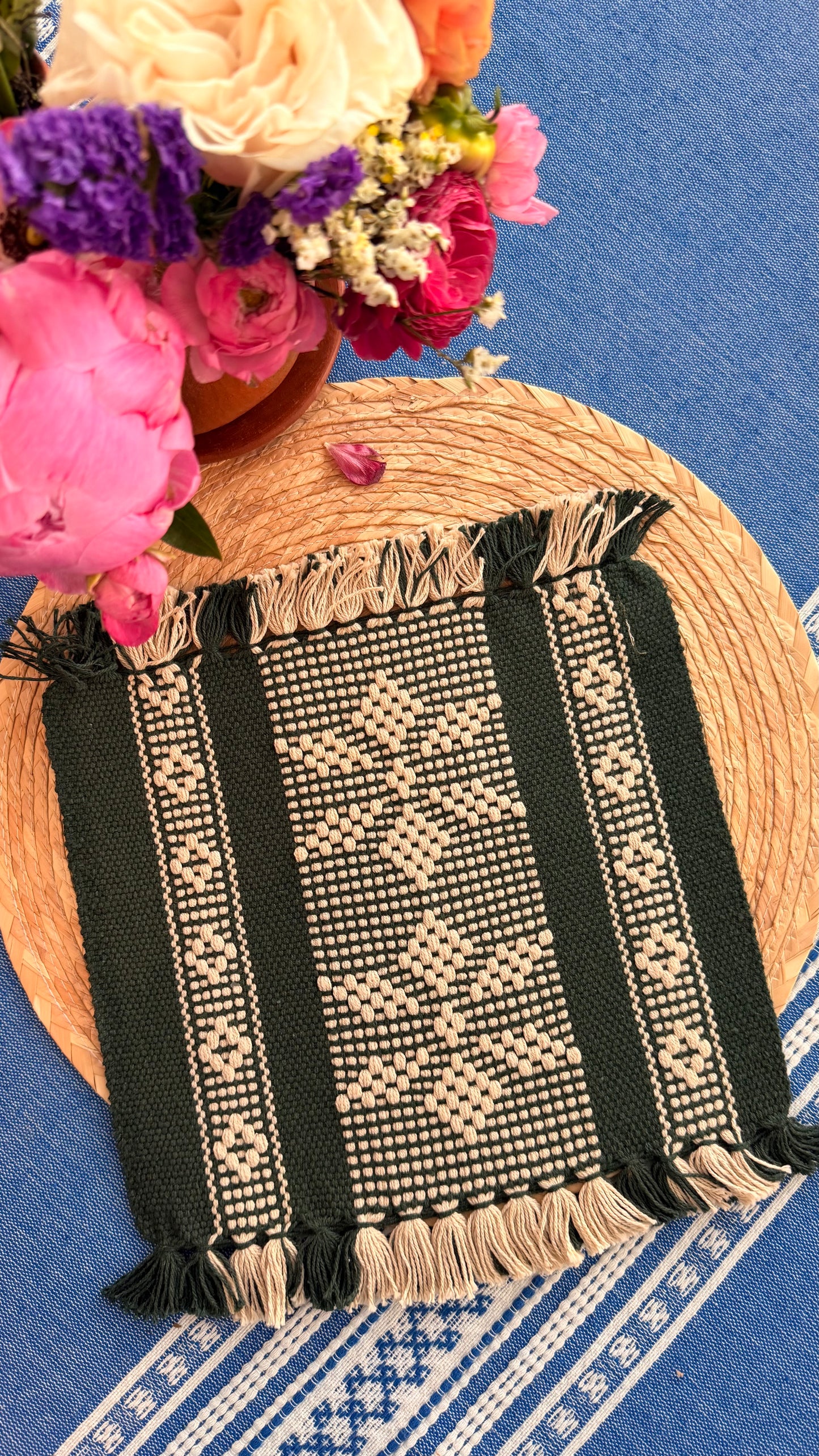 Natalia Woven Lg Coaster