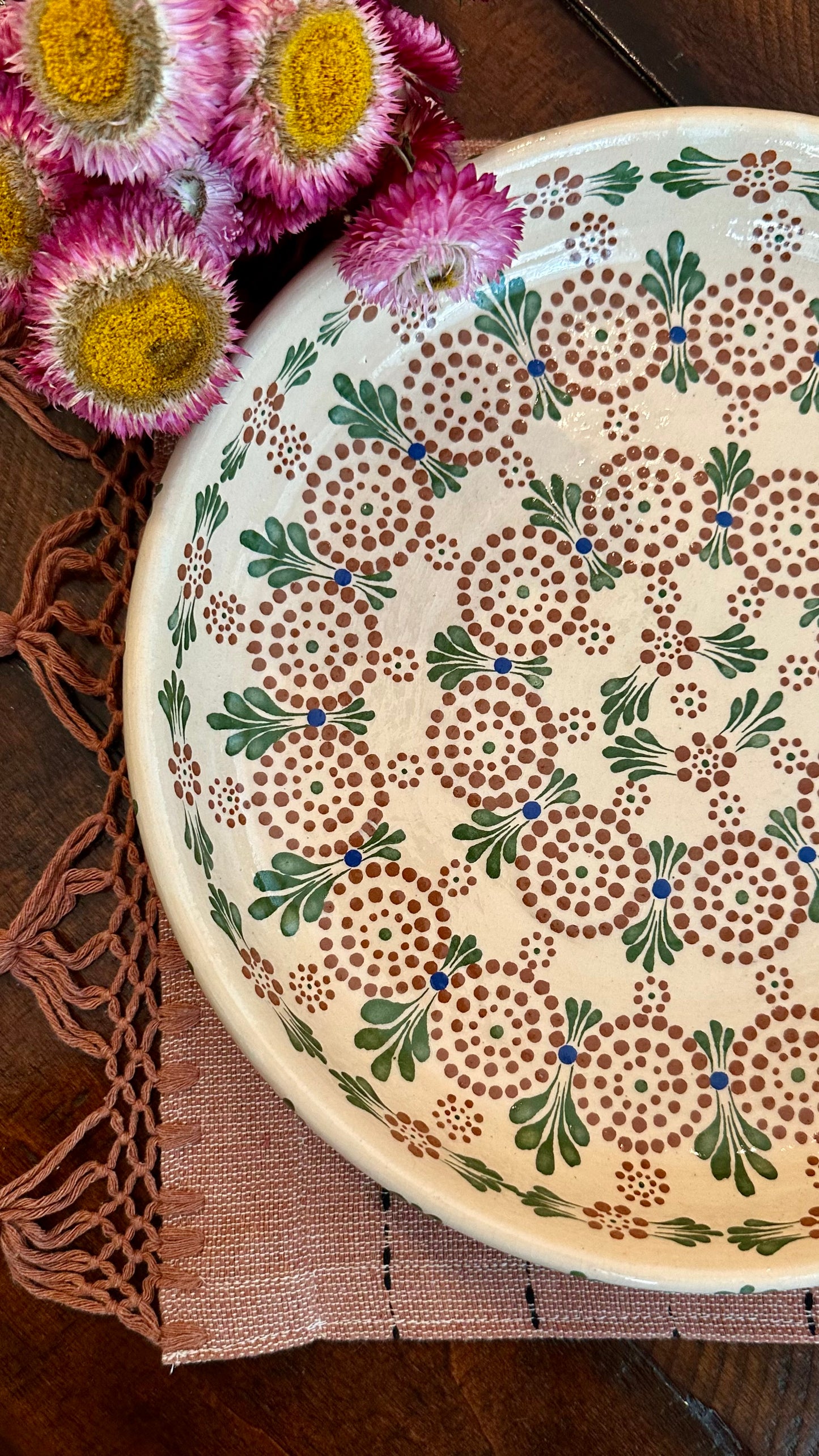 Esmeralda Large Clay Platter