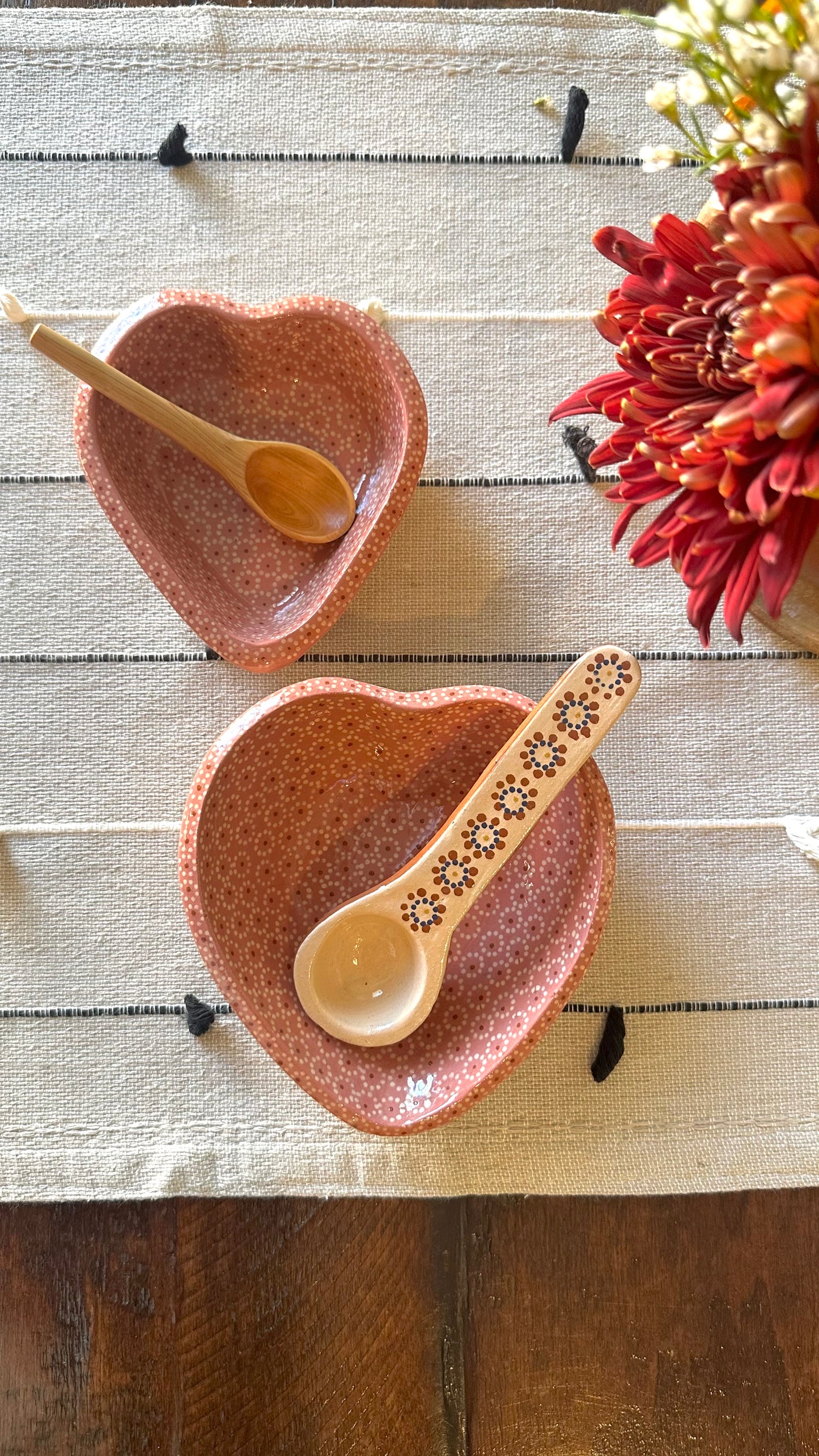 Rosita Heart Clay Dish