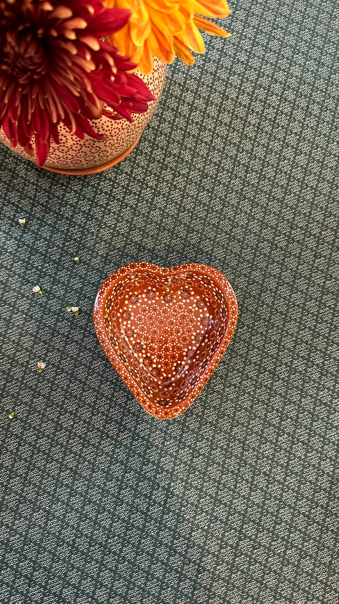 Valeria Heart Clay Dish