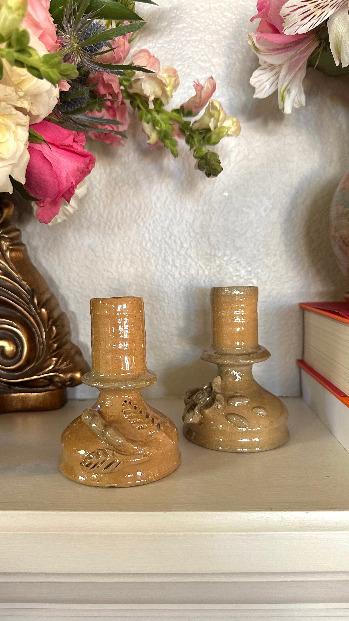 Luz De Estrella Clay Candle Holder