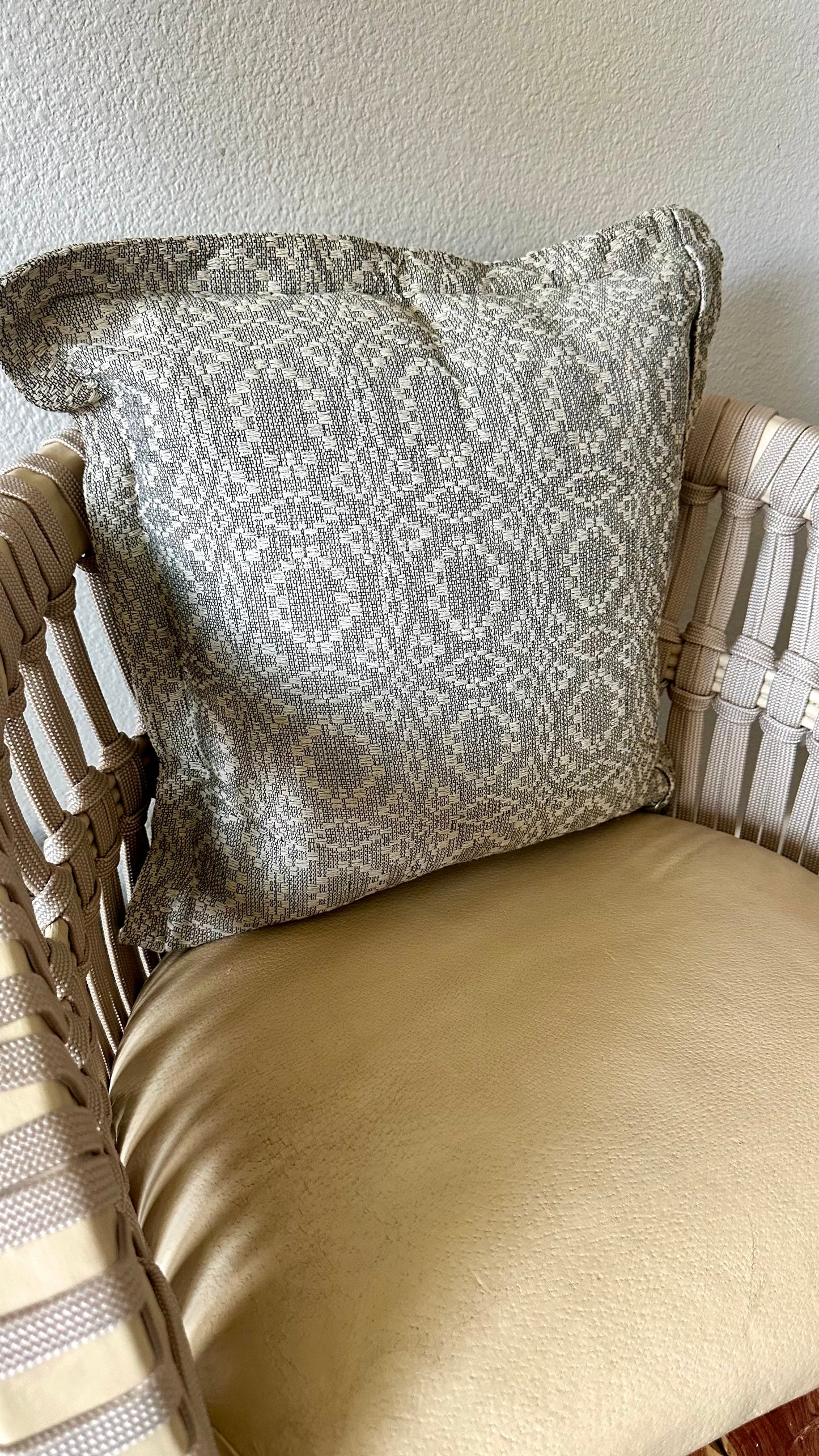 Maria Bonita Woven 20” Square Pillow Cover