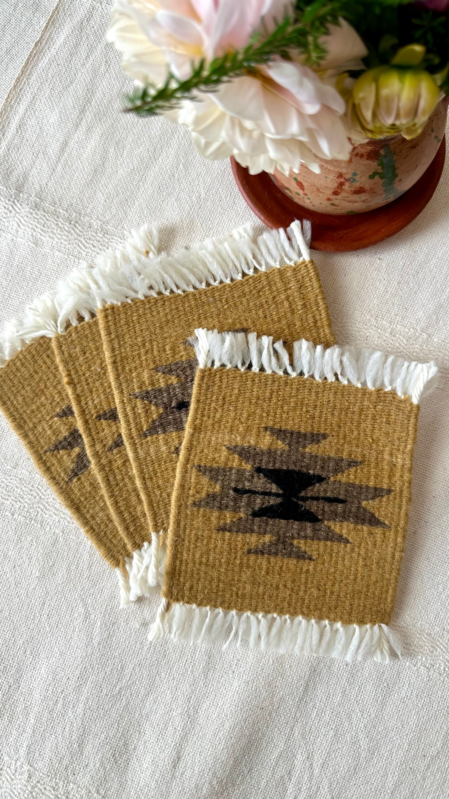 Pedro Wool Coasters set of 6