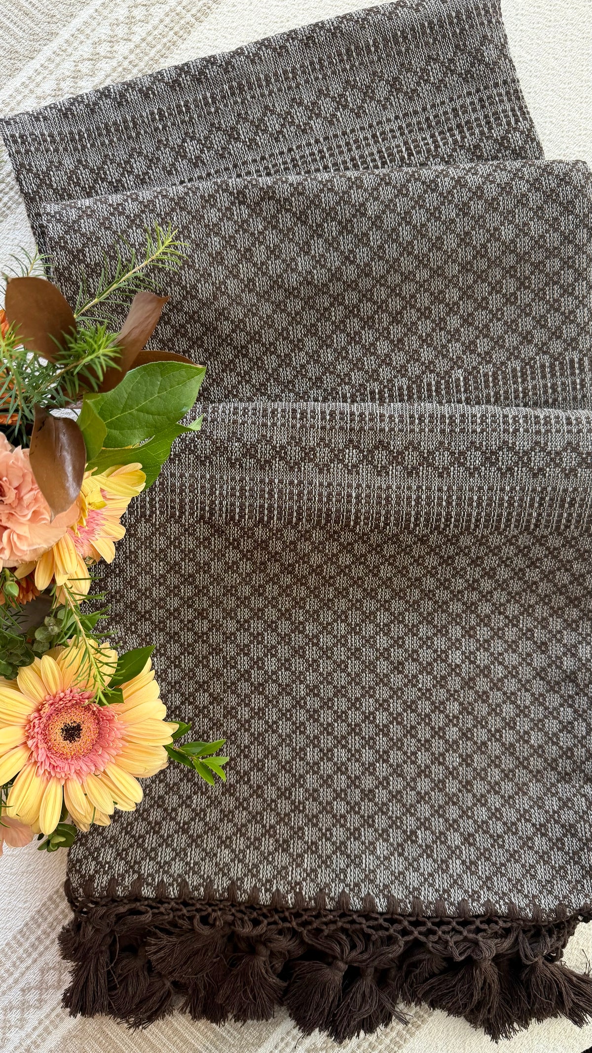 Cafe Woven Throw Blanket