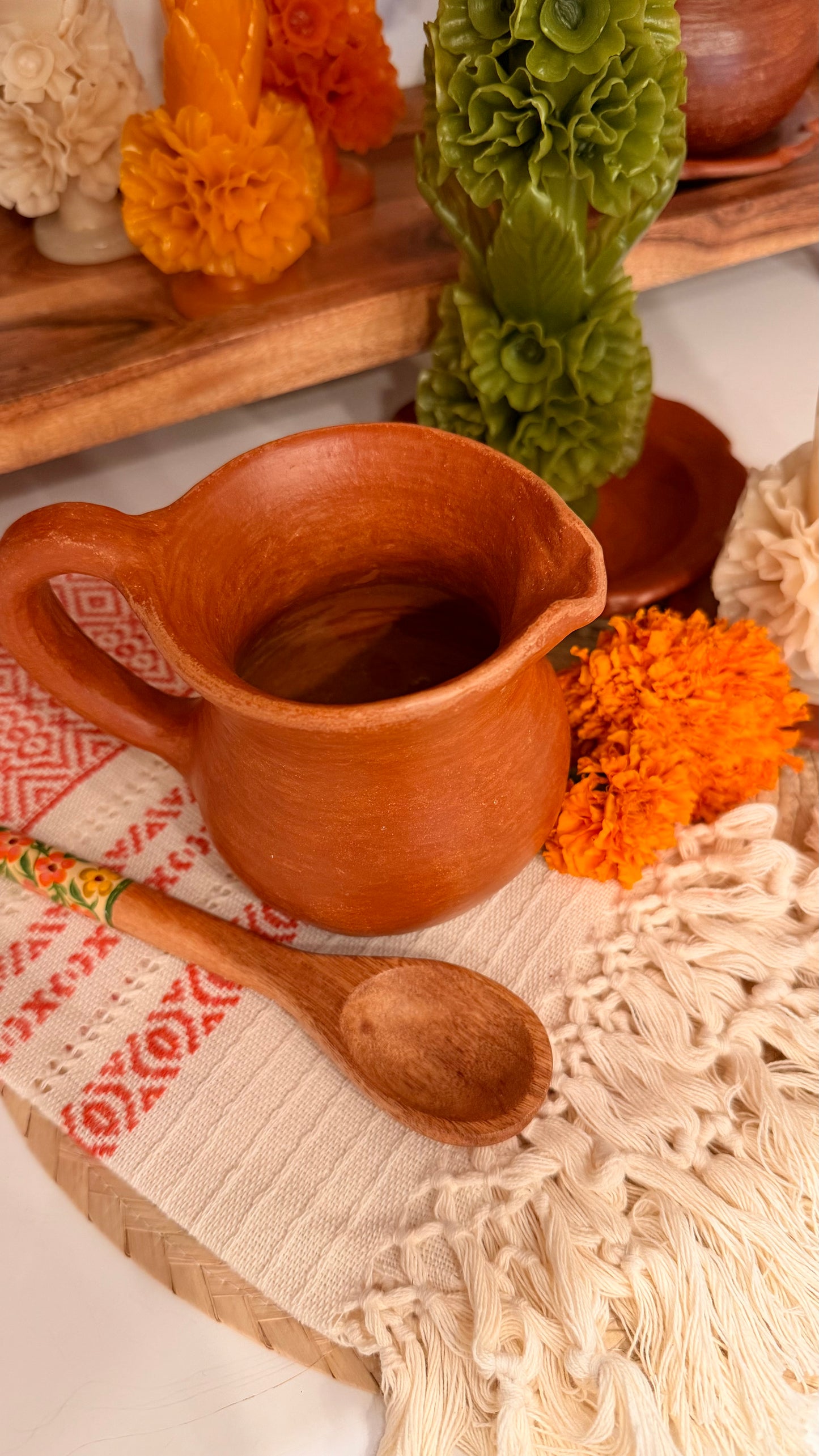 Maite Red Clay Creamer