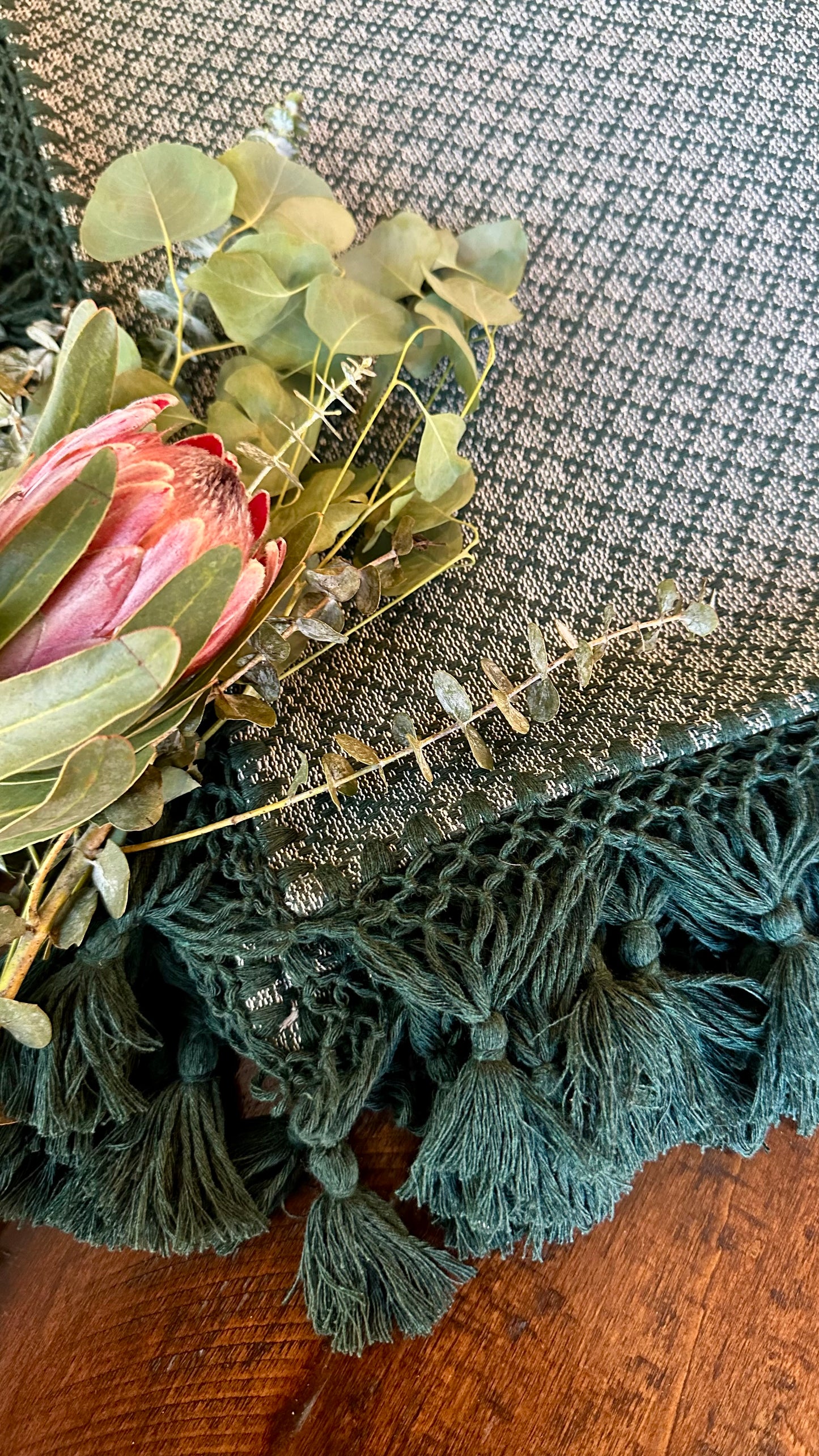 Maria Guadalupe Woven Tablecloth