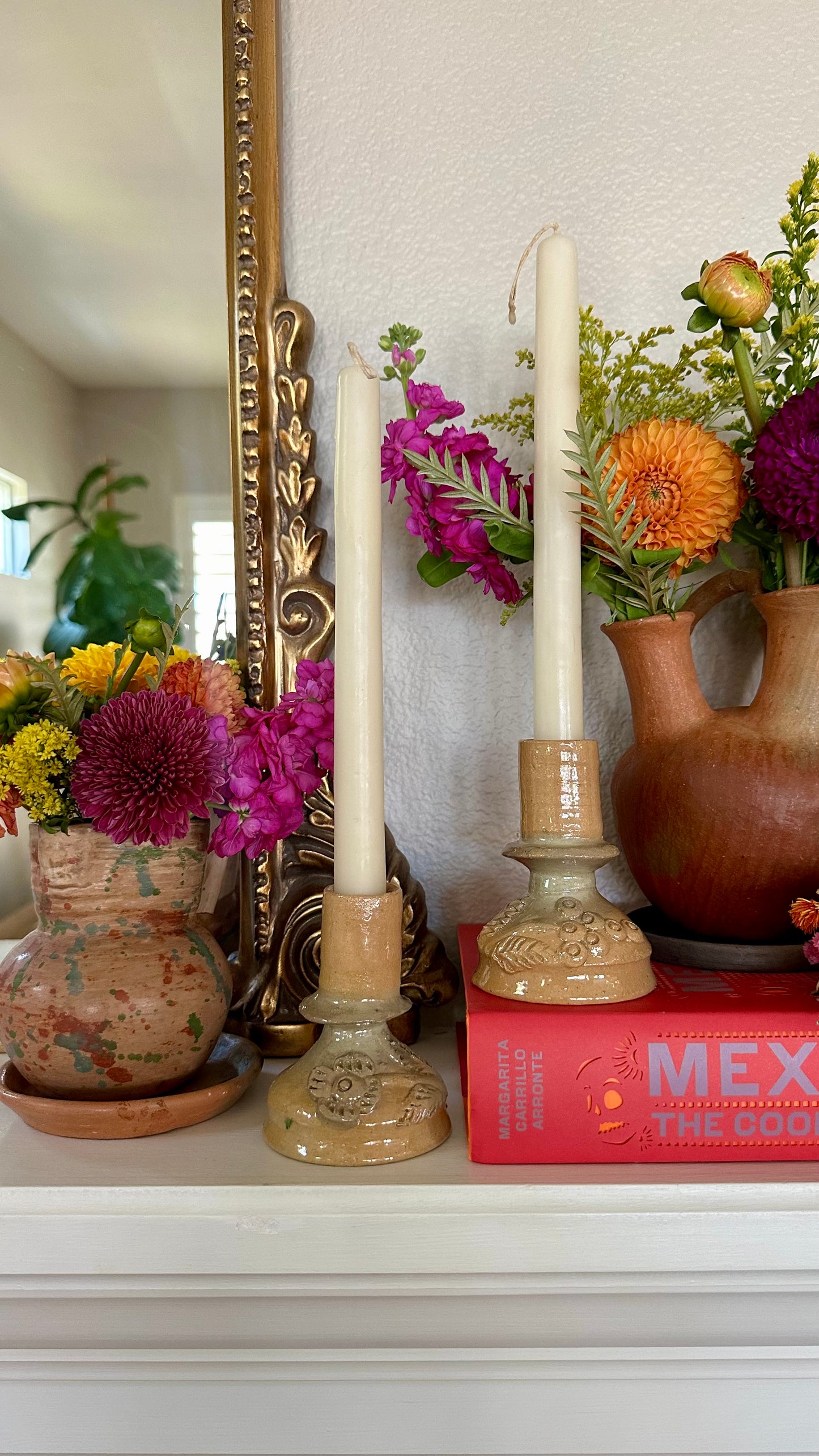 Luz De Estrella Clay Candle Holder