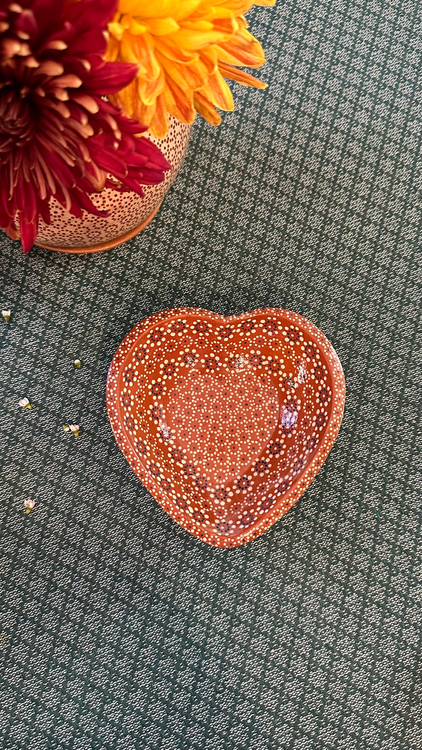 Valeria Heart Clay Dish