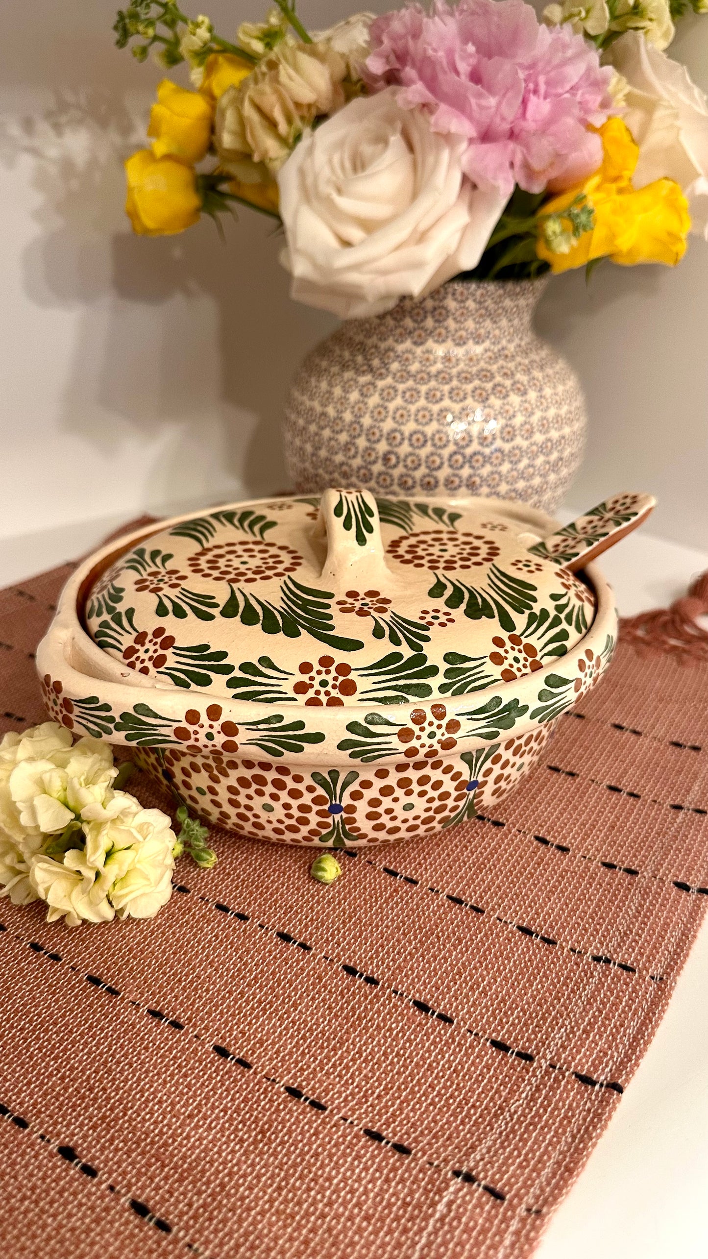 Rosario Clay Bowl & Clay Spoon