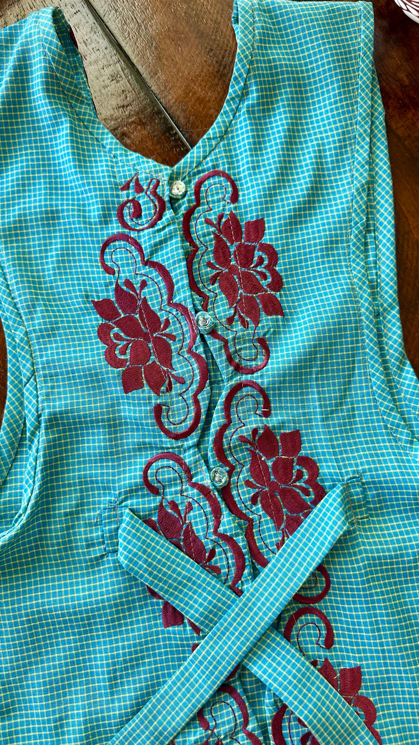 El Gallo Embroidered Apron