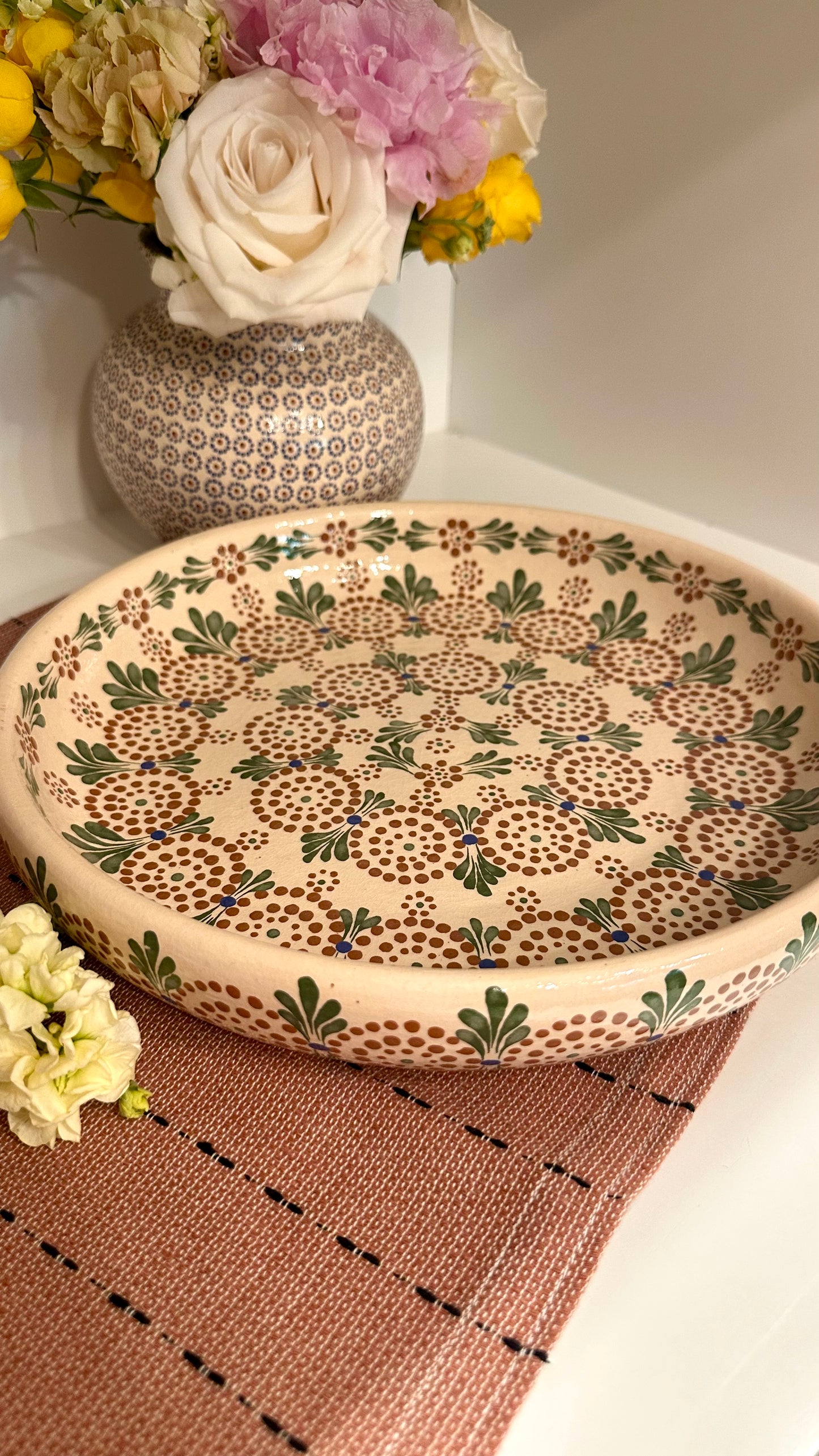 Esmeralda Large Clay Platter