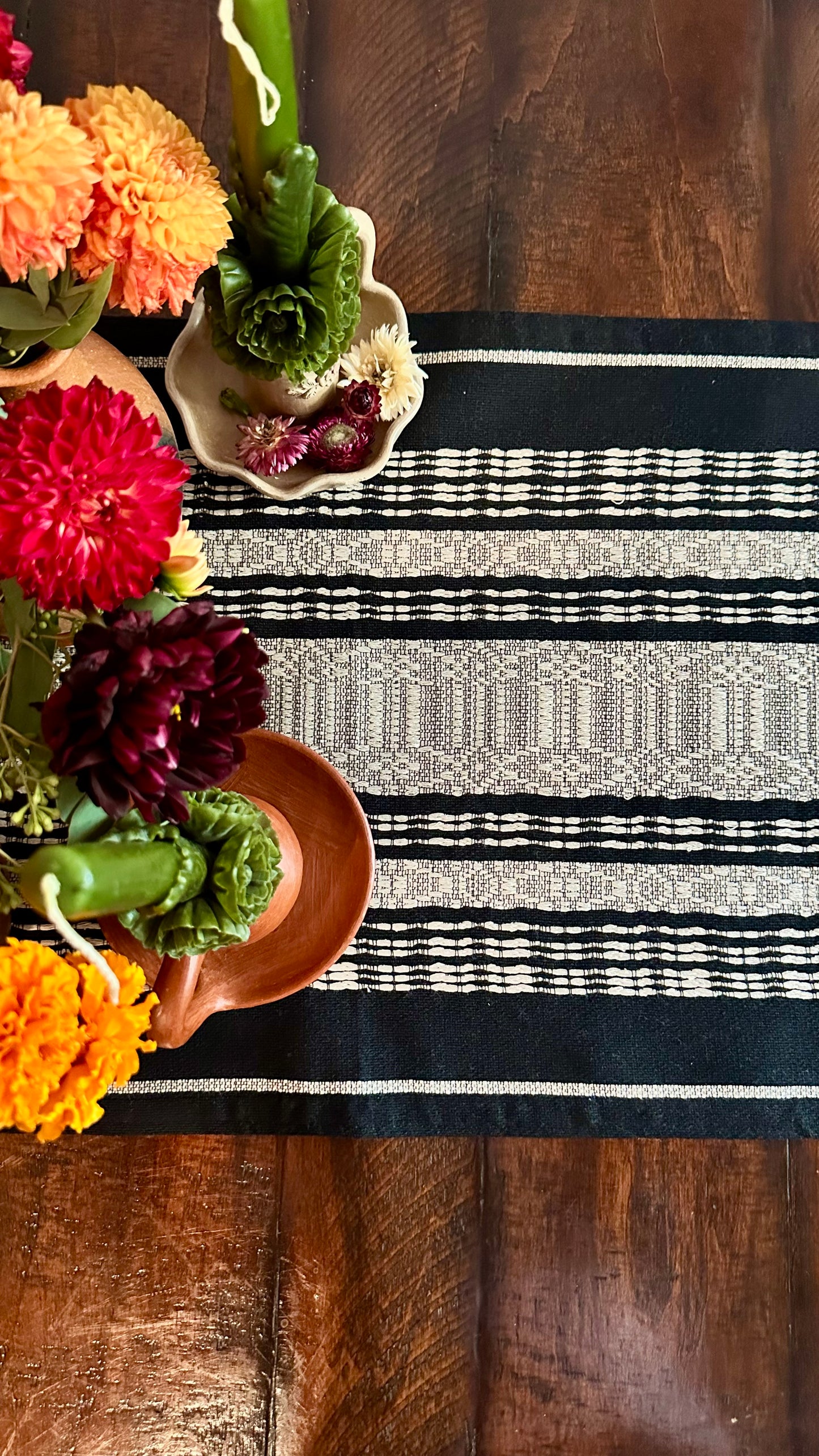 Olivia Woven Table Runner