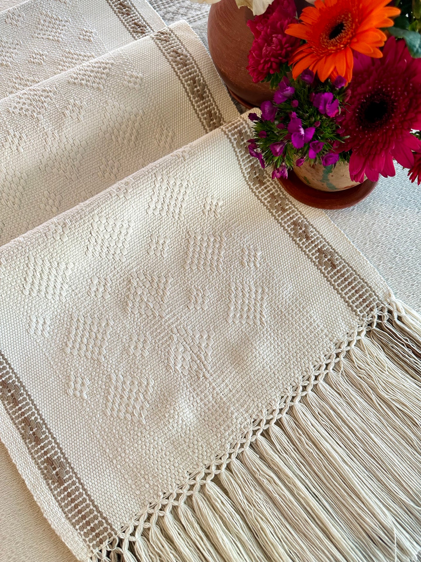 Leonela Woven Table Runner