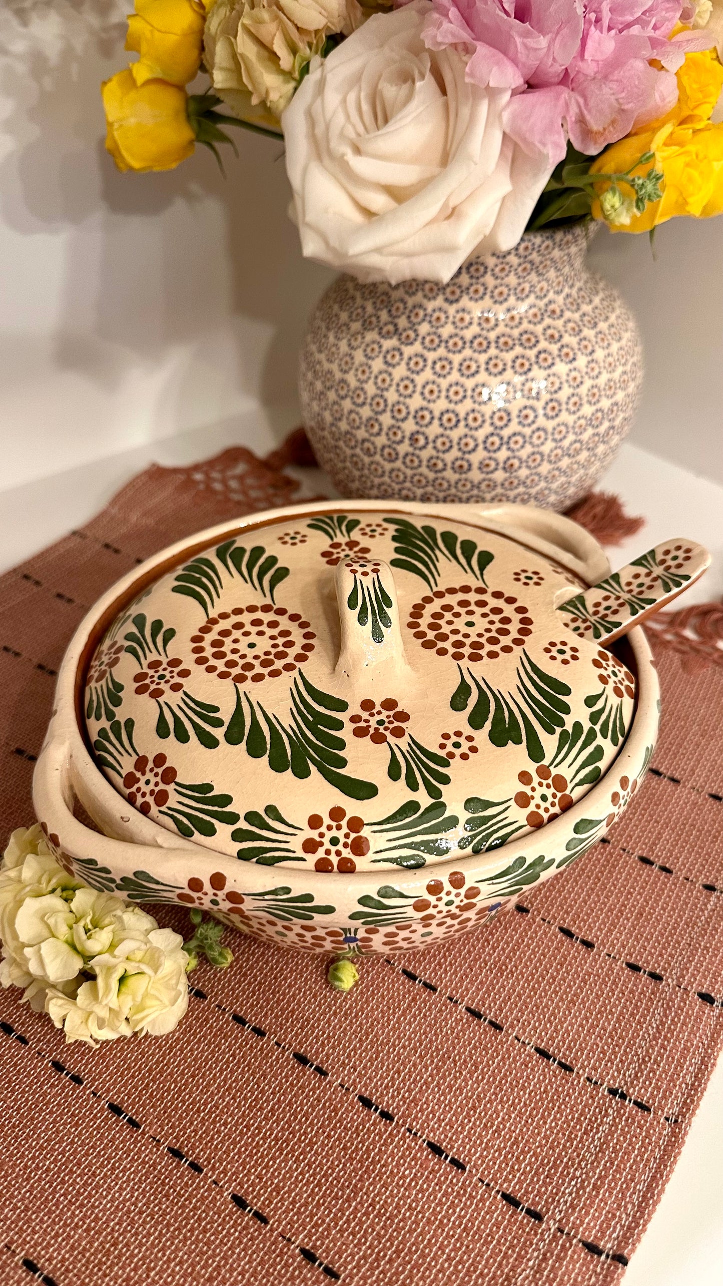 Rosario Clay Bowl & Clay Spoon