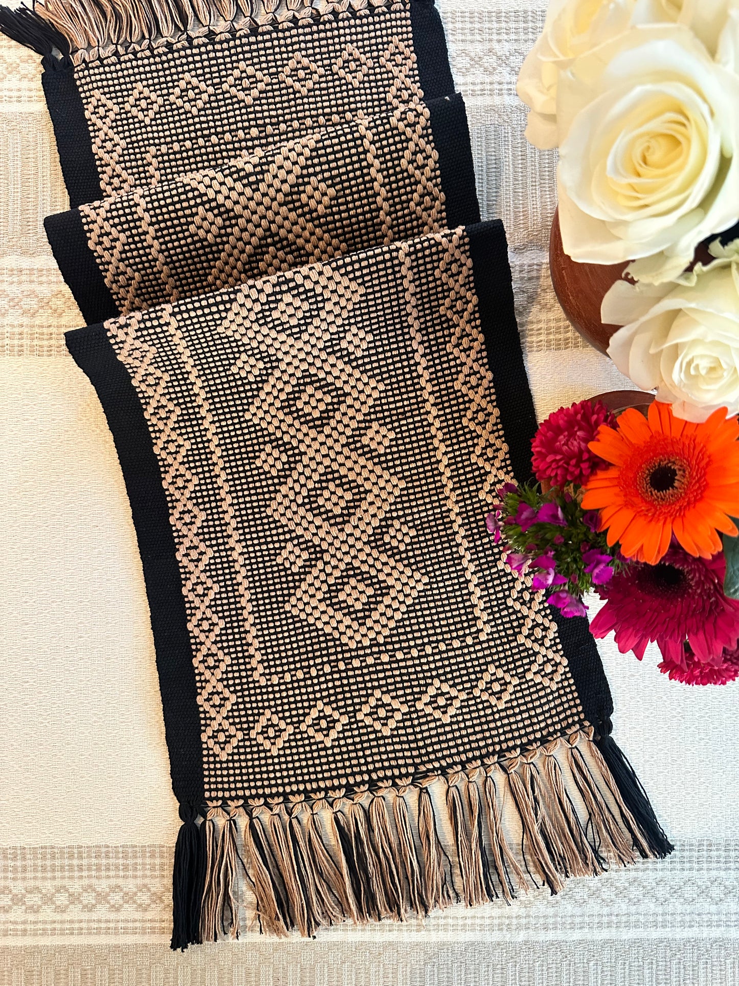 Teodora Woven Small Table Runner
