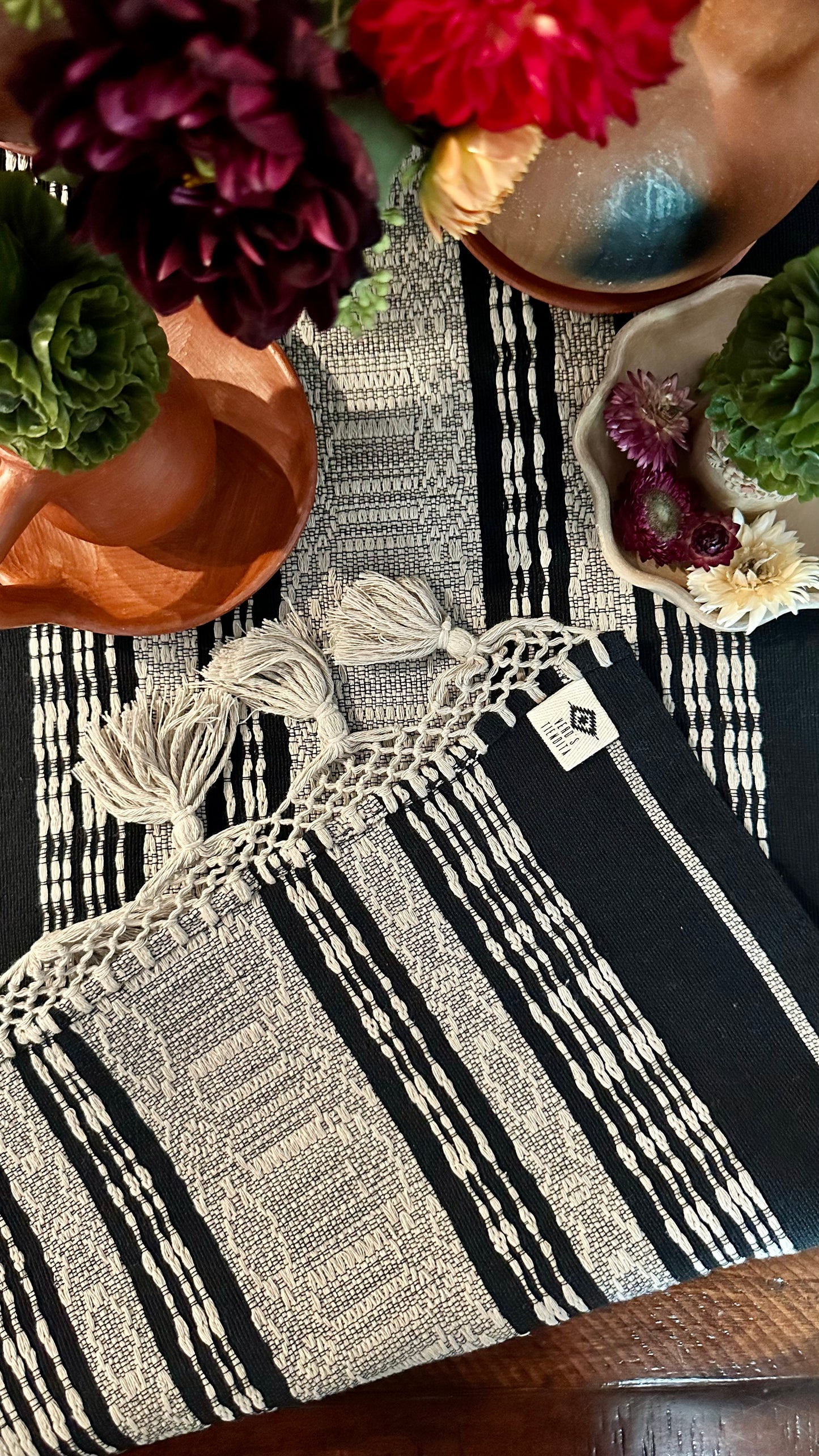 Olivia Woven Table Runner
