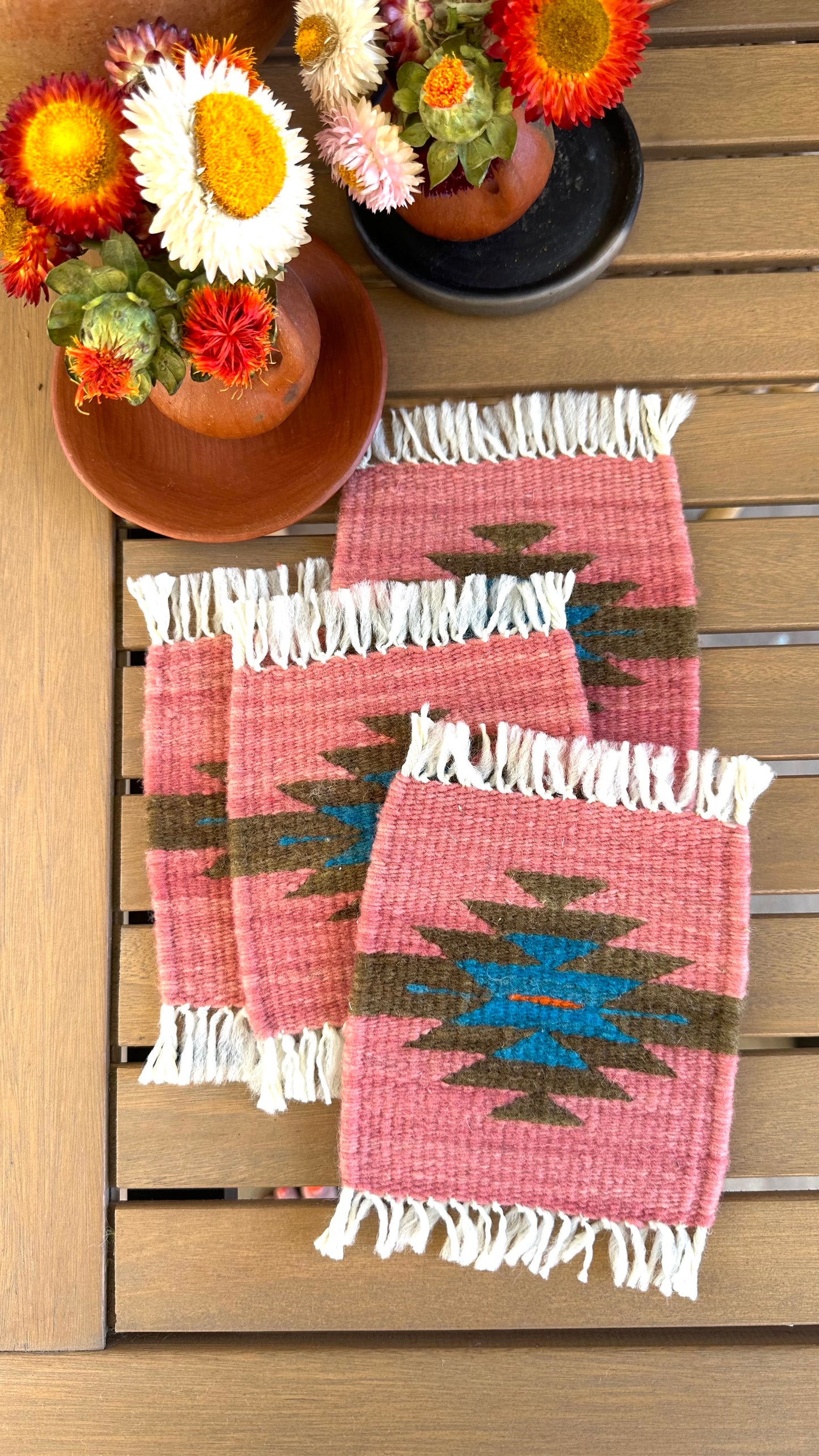 Amelia Wool Coasters Set of 4
