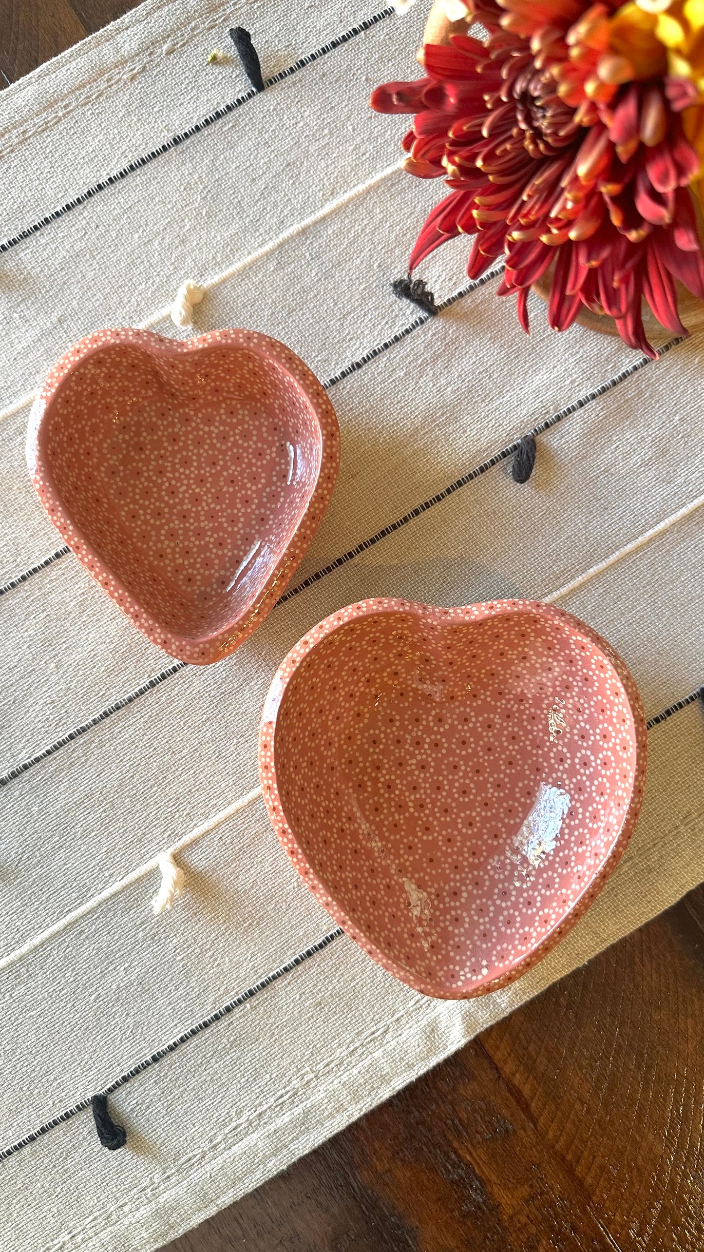 Rosita Heart Clay Dish