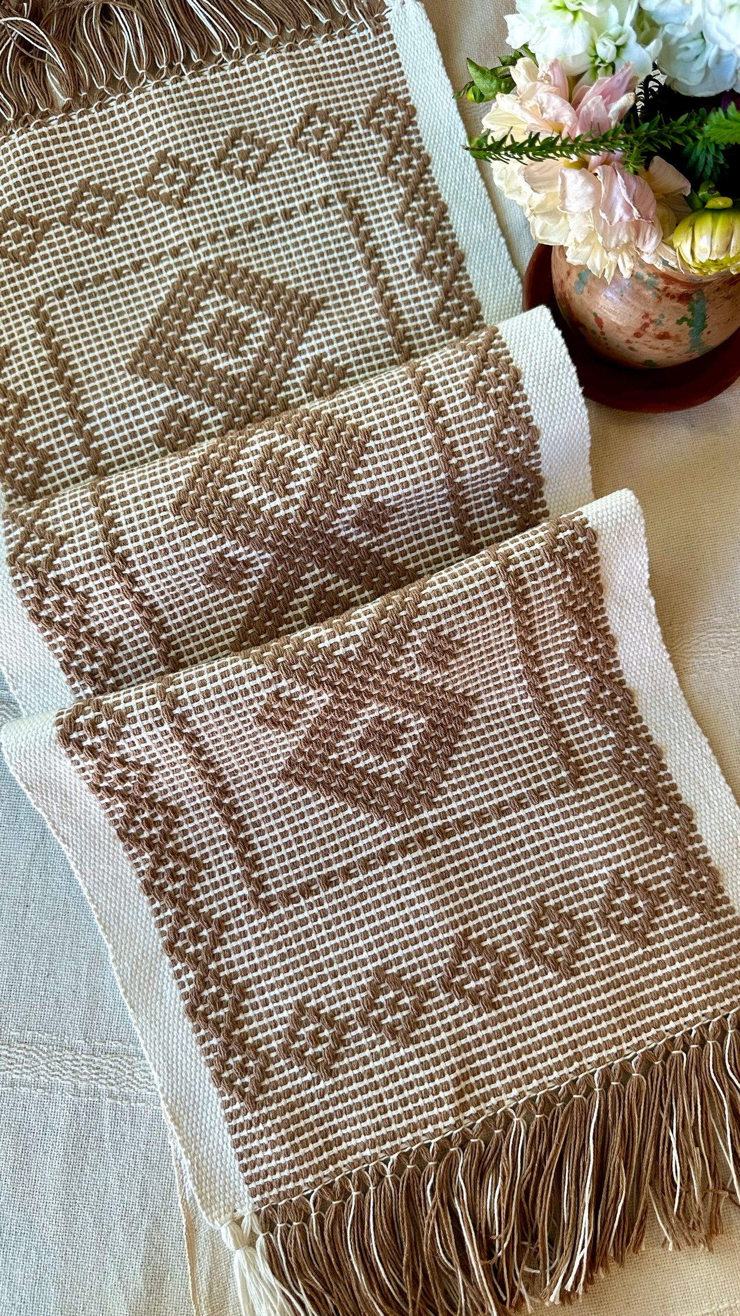 Paulina Woven Small Table Runner