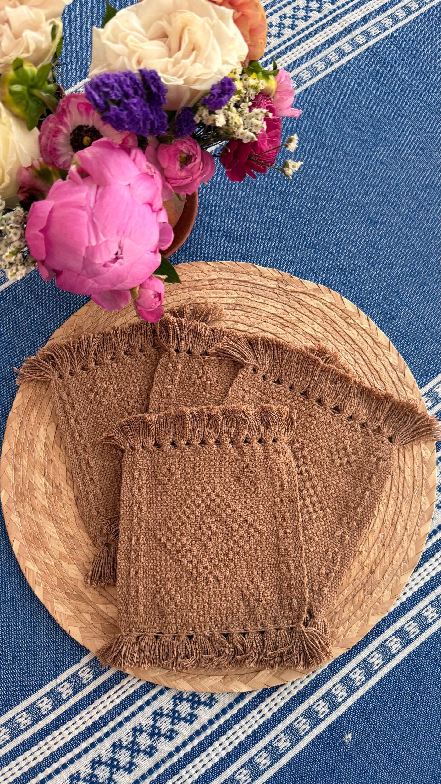 Martina Woven Coasters (set of 4)