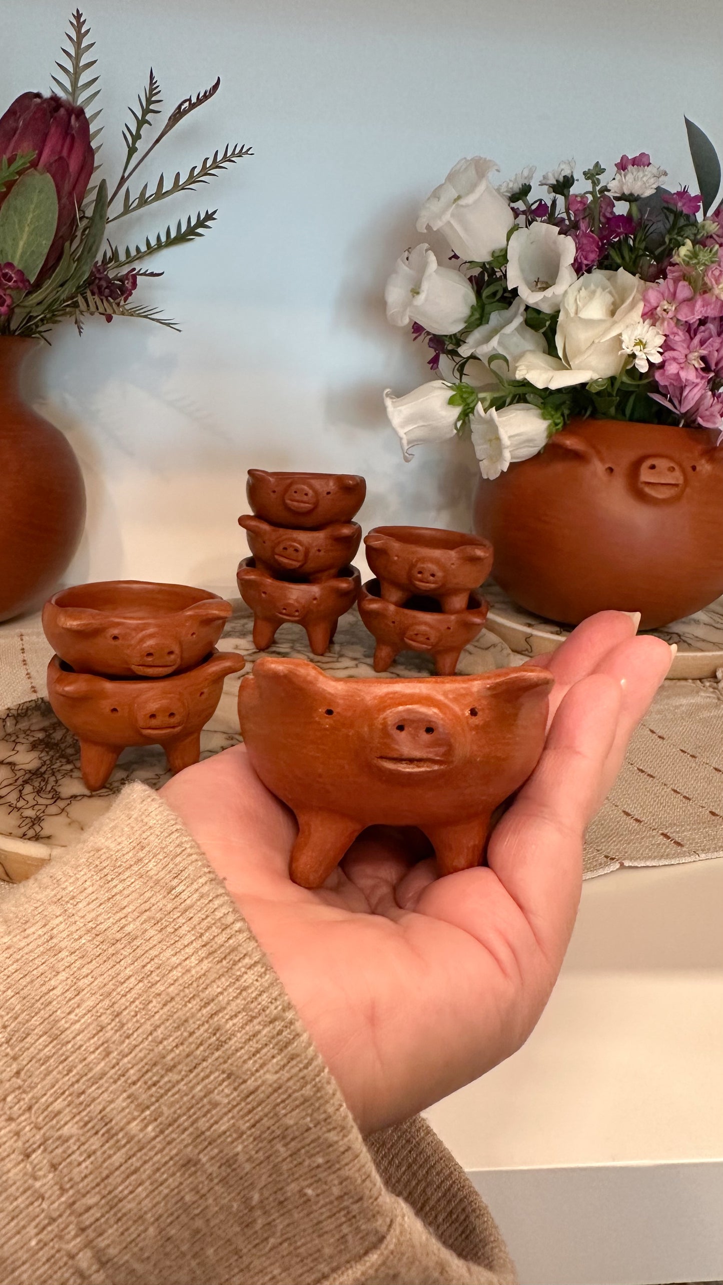 Lupita Mini Piggy Clay Dish