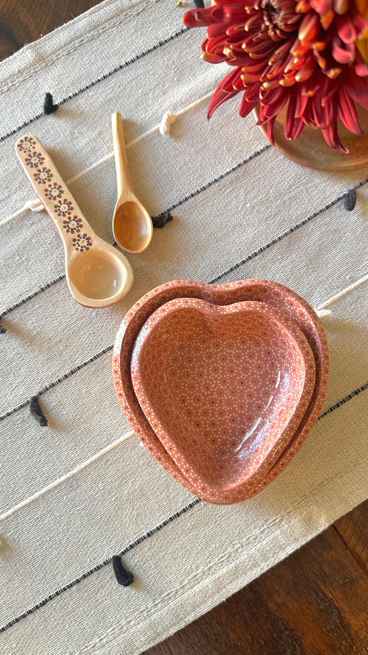 Rosita Heart Clay Dish