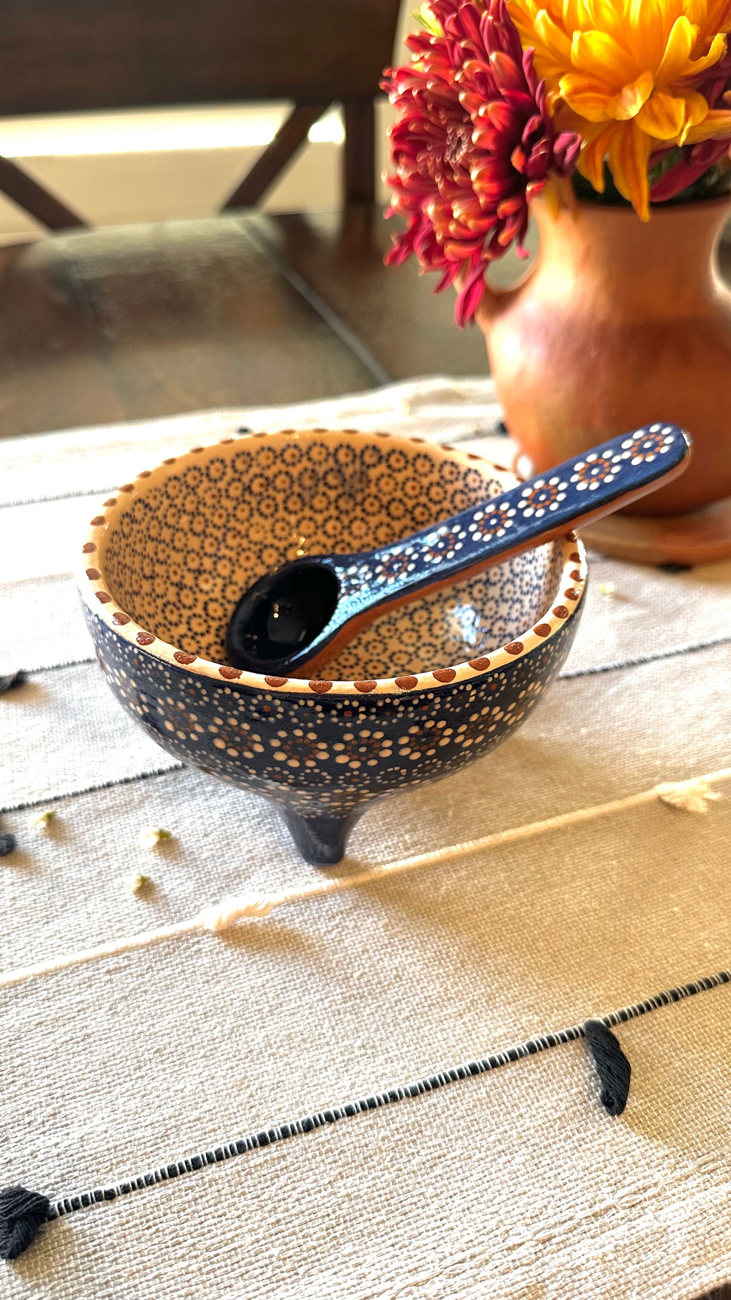 Flor Clay Bowl & Clay Spoon