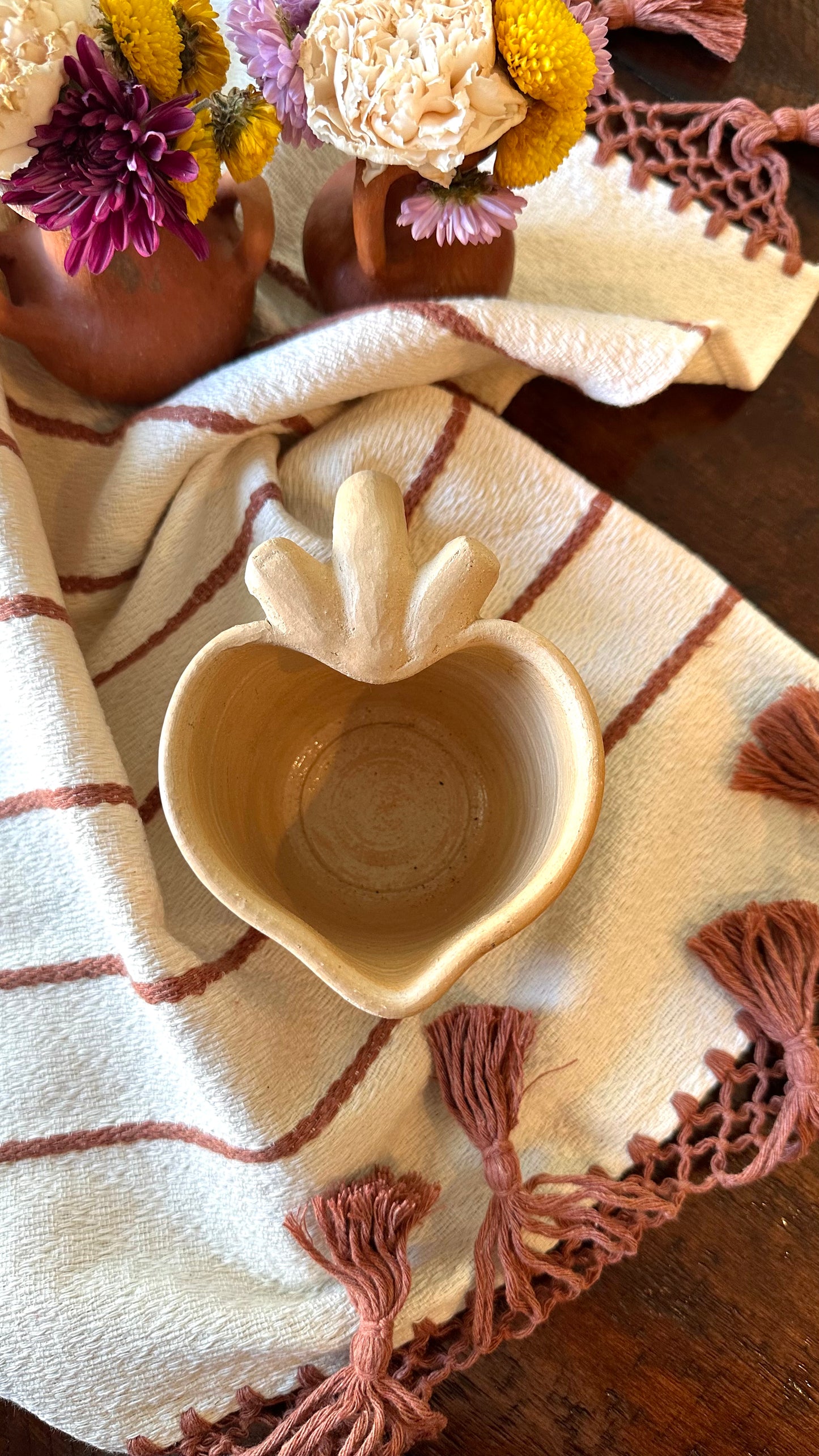 Corazon Tan Clay Mug