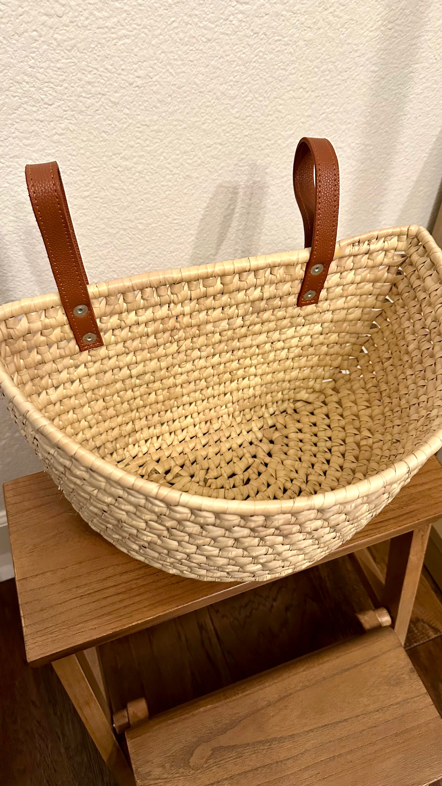 Aurelia Woven Palm Basket