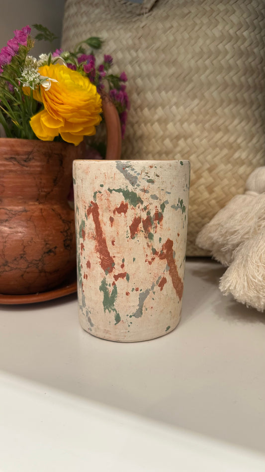 De Colores Paloma Clay Tumbler