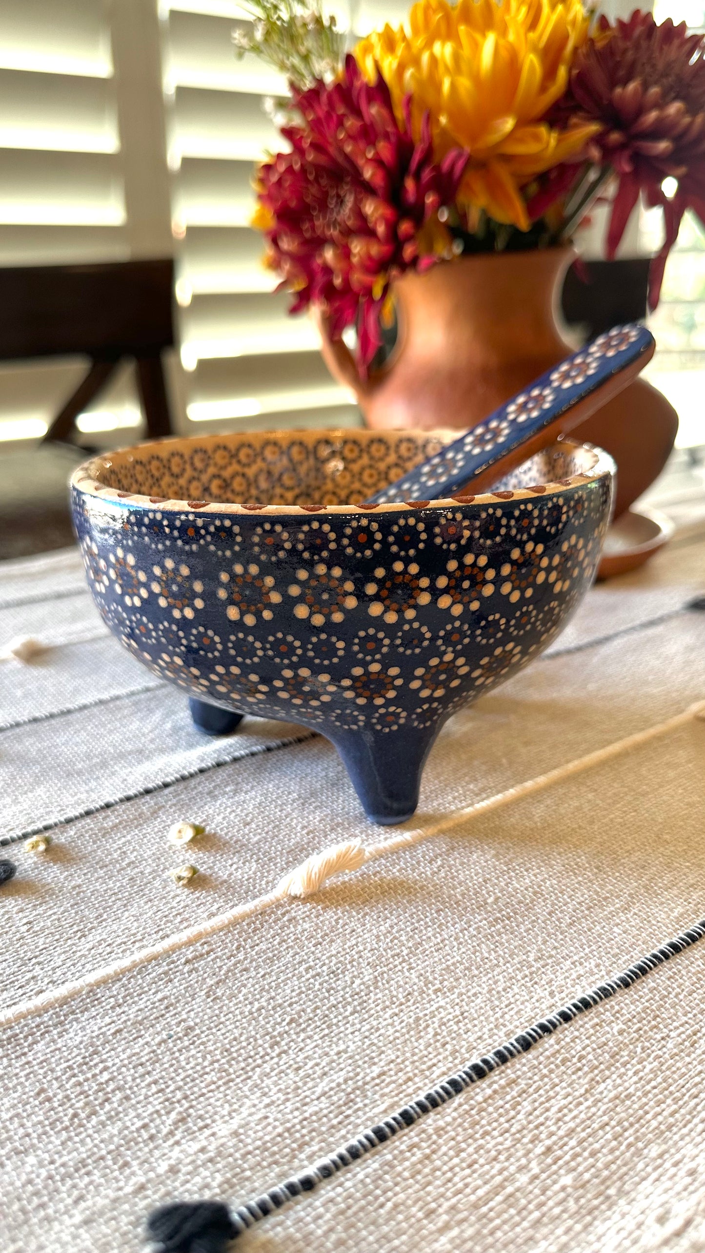 Flor Clay Bowl & Clay Spoon