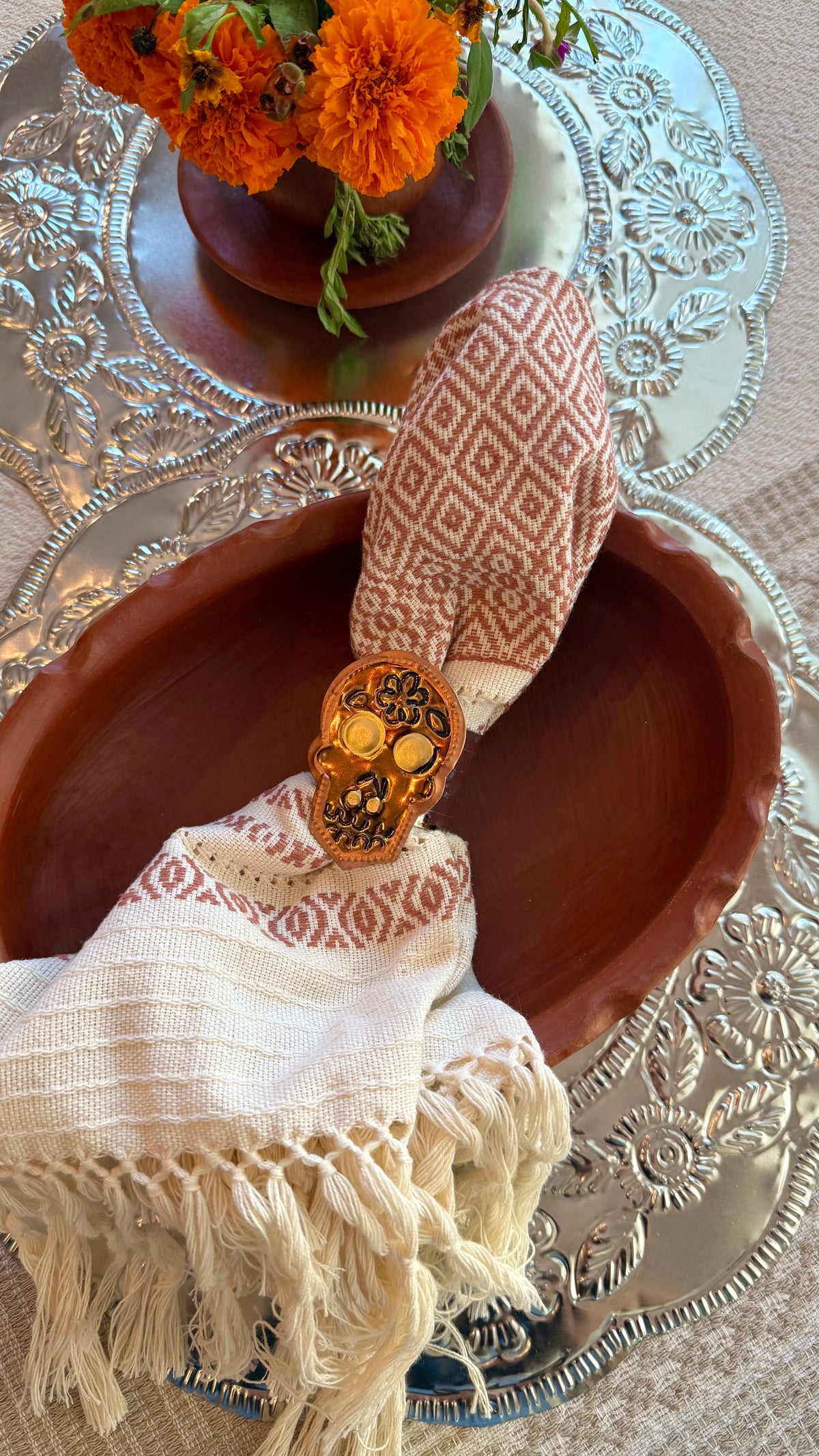 Pablo Calaverita Napkin Ring