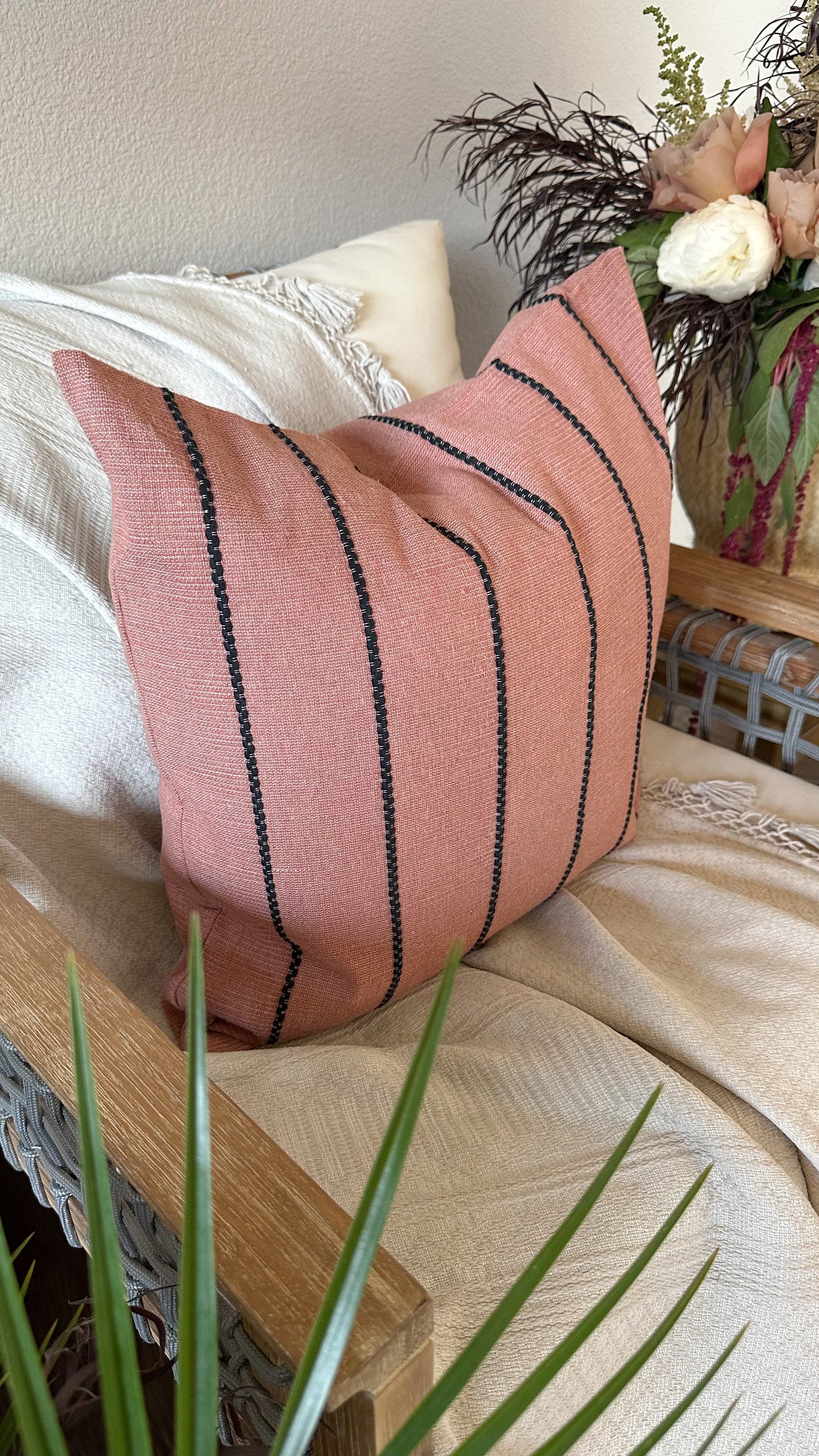 Carla Woven Pillow Cover