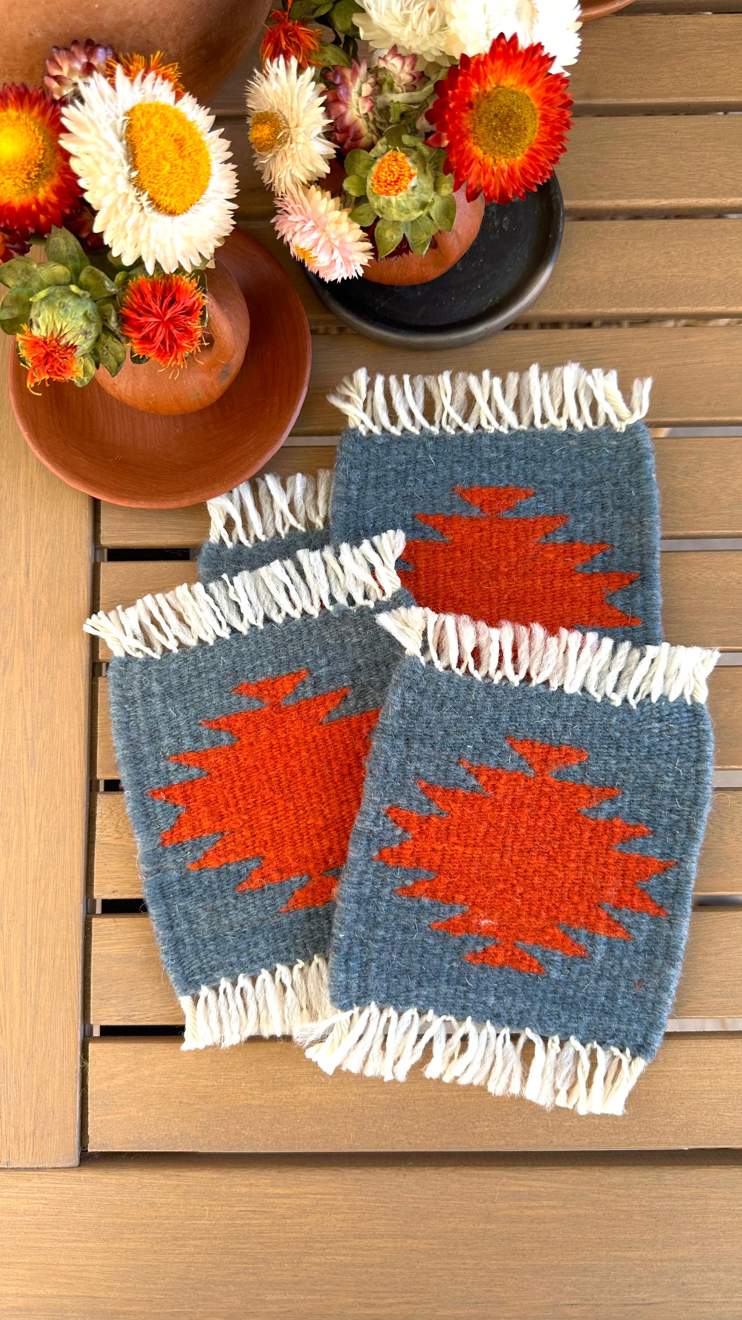 Luciano Wool Coasters set of 4