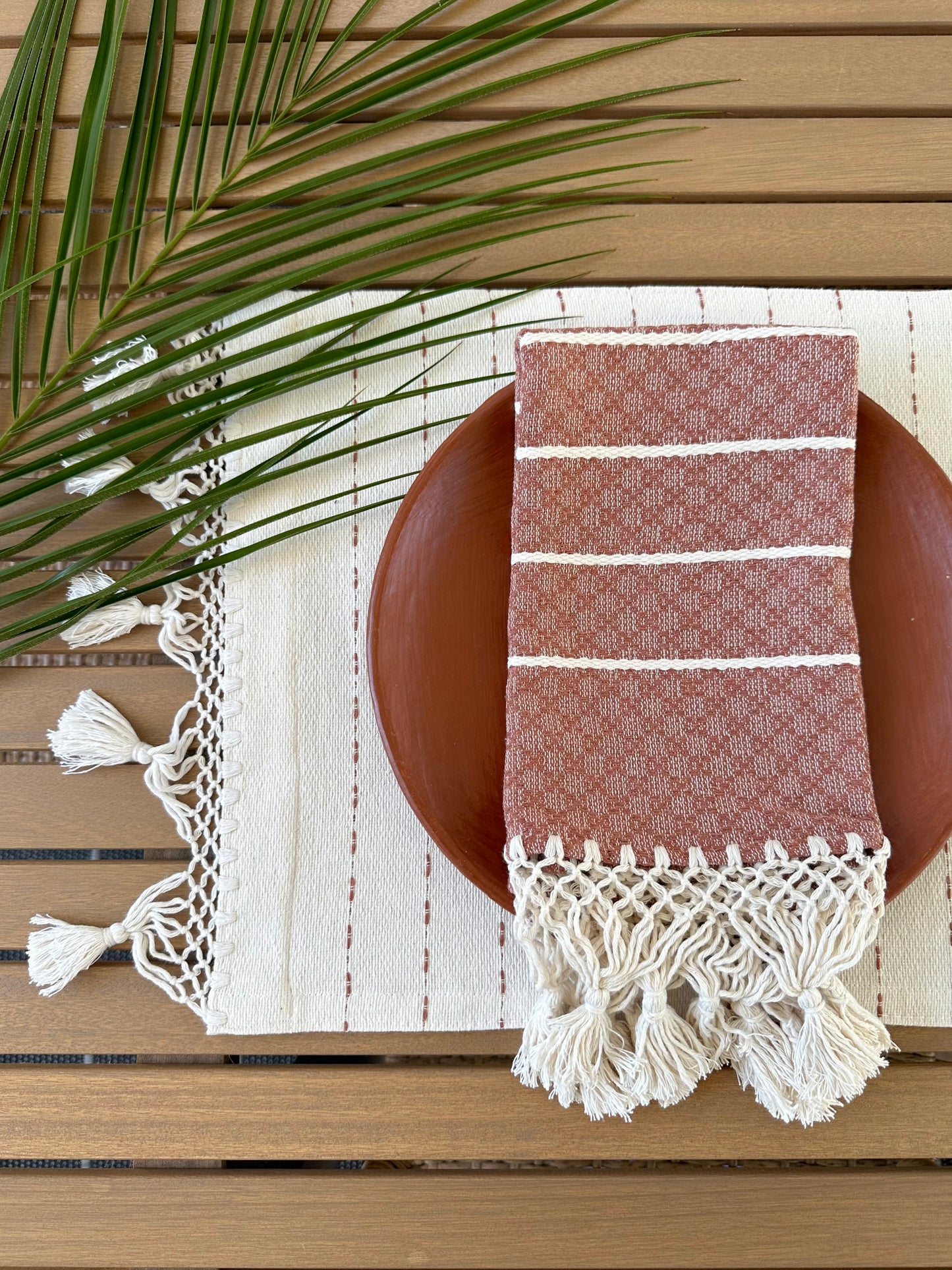 Camelia Woven Napkin