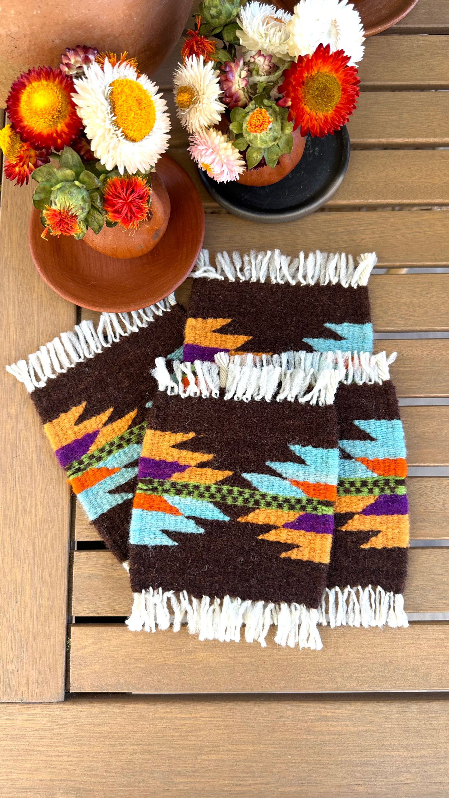Juana Wool Coasters Set of 4