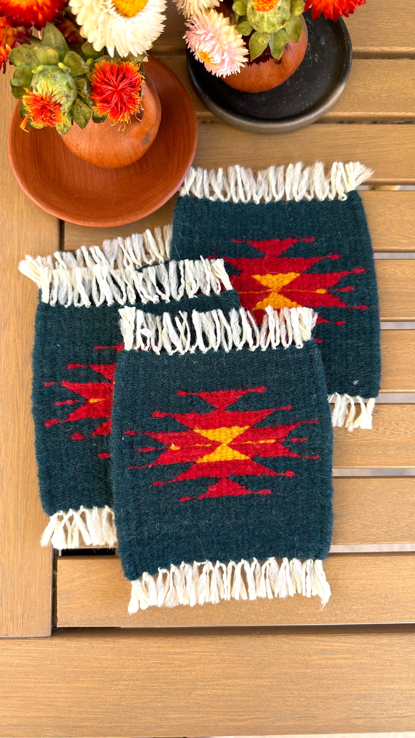 Pablo Wool Coasters set of 4