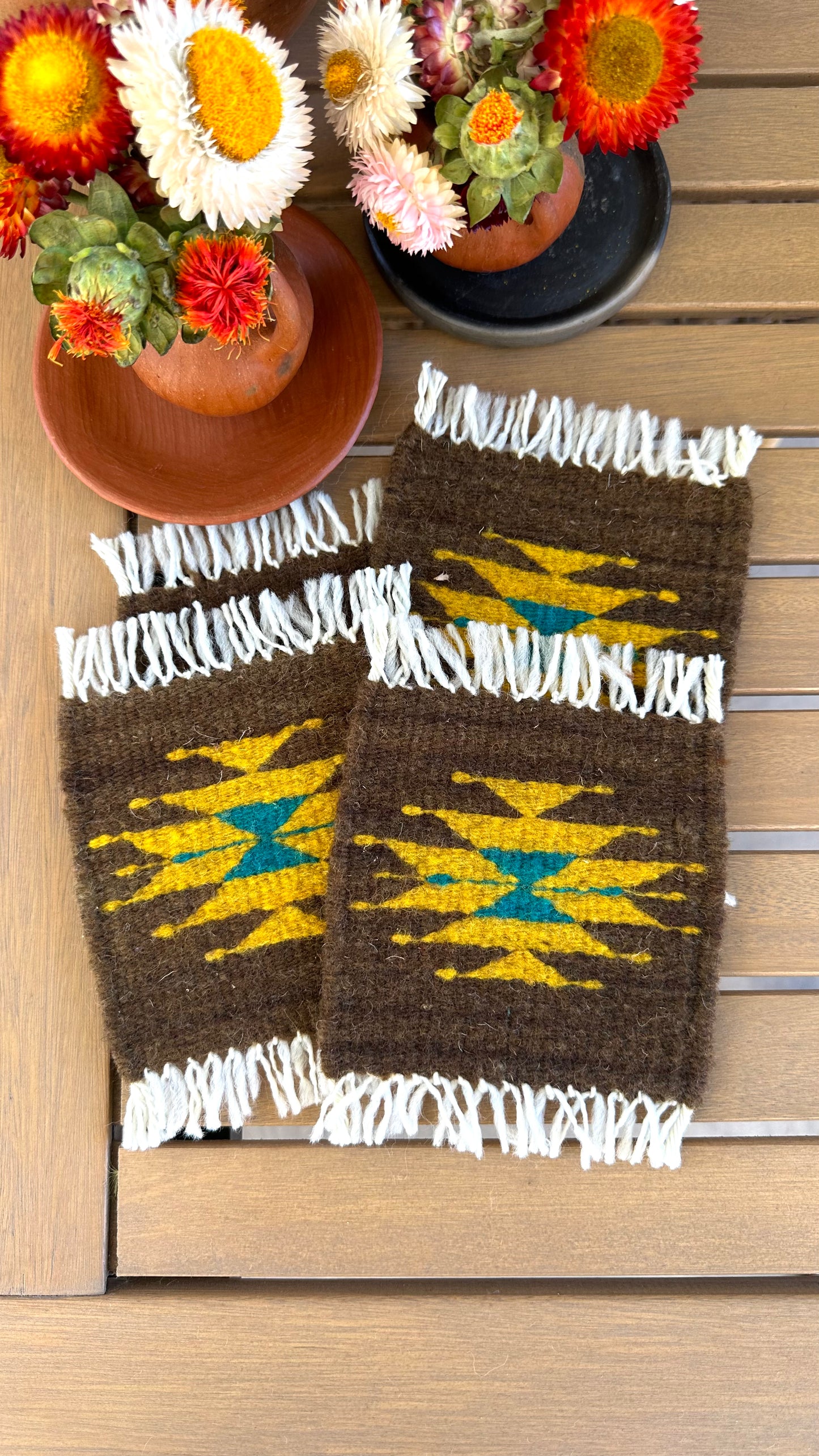 Idali Wool Coasters Set of 4