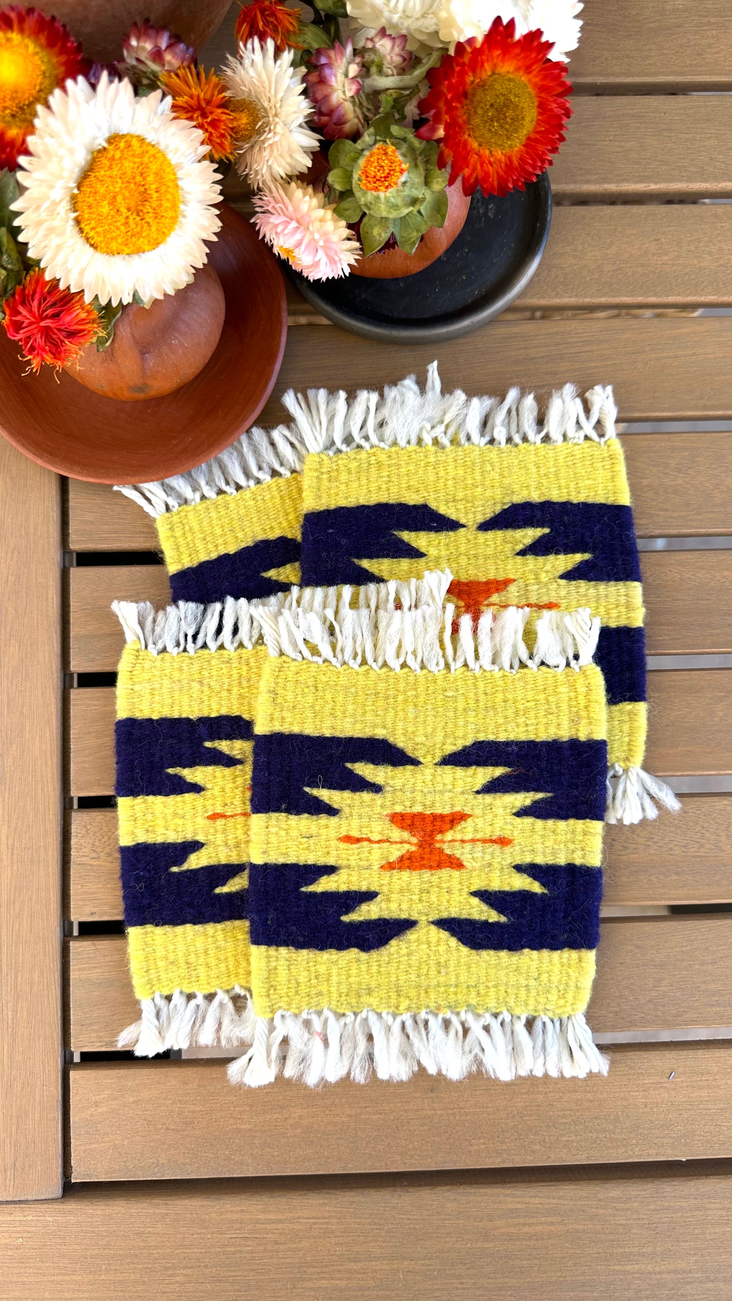 Luna Wool Coasters Set of 4