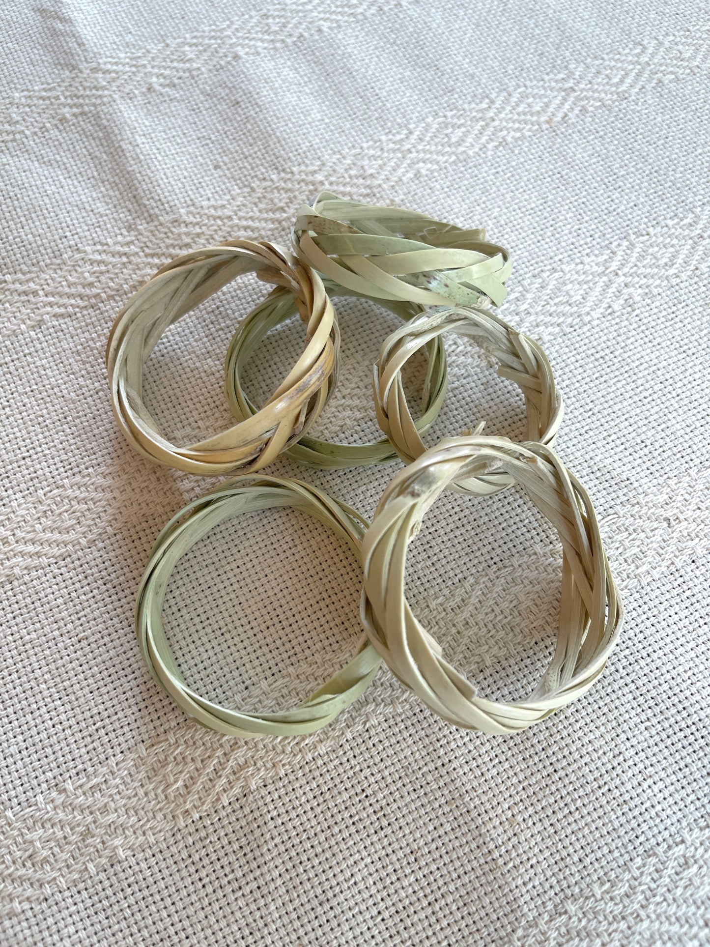 Carrizo Napkin Rings Set of 6