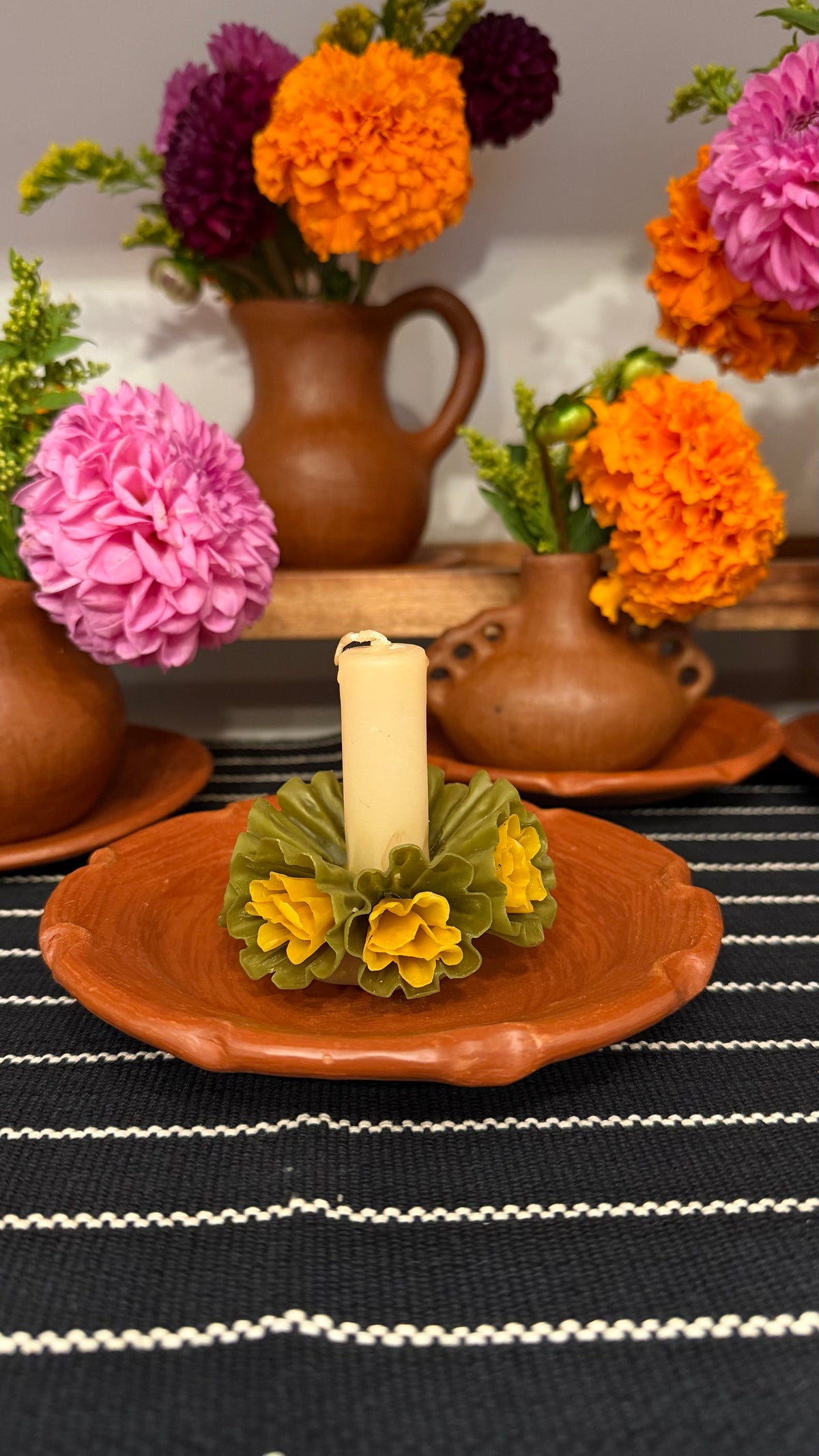 Renata Mini Floral Candle