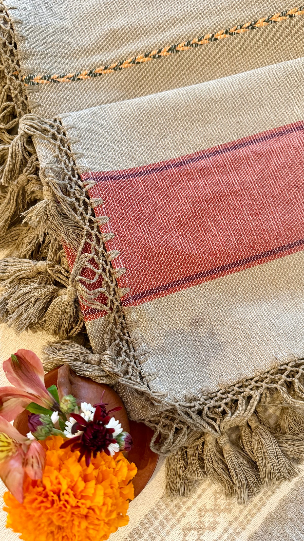 Ariel Woven Tablecloth