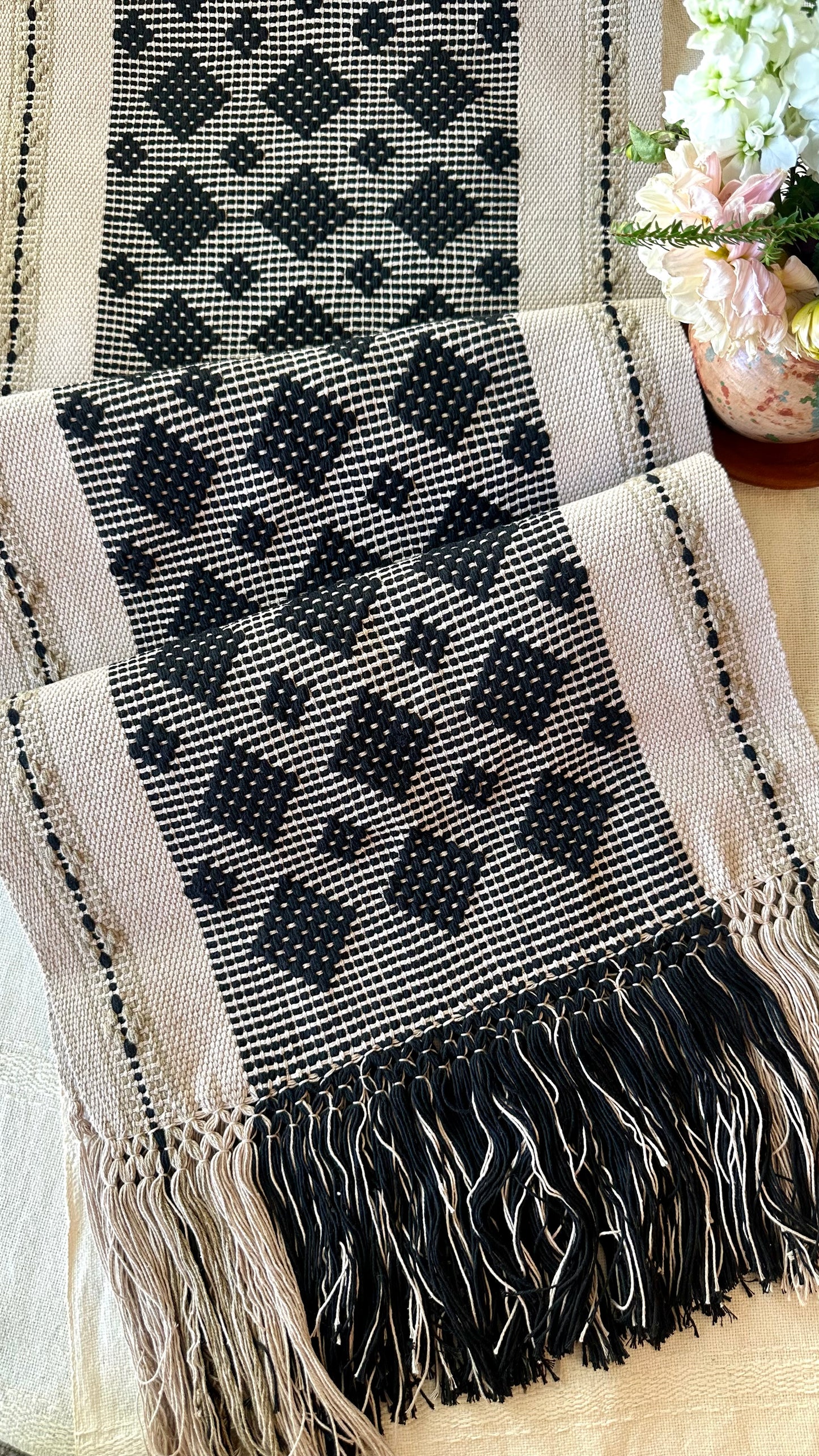 Clementina Woven Table Runner