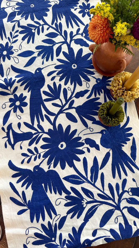 Azul Otomi Table Runner