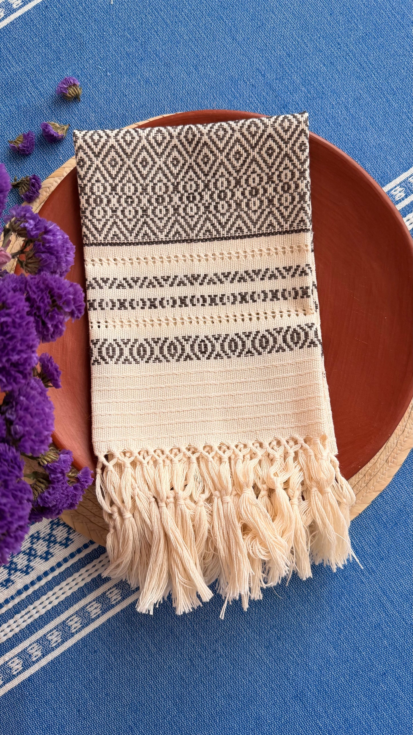 Maria Guadalupe Woven Deshilado Napkin