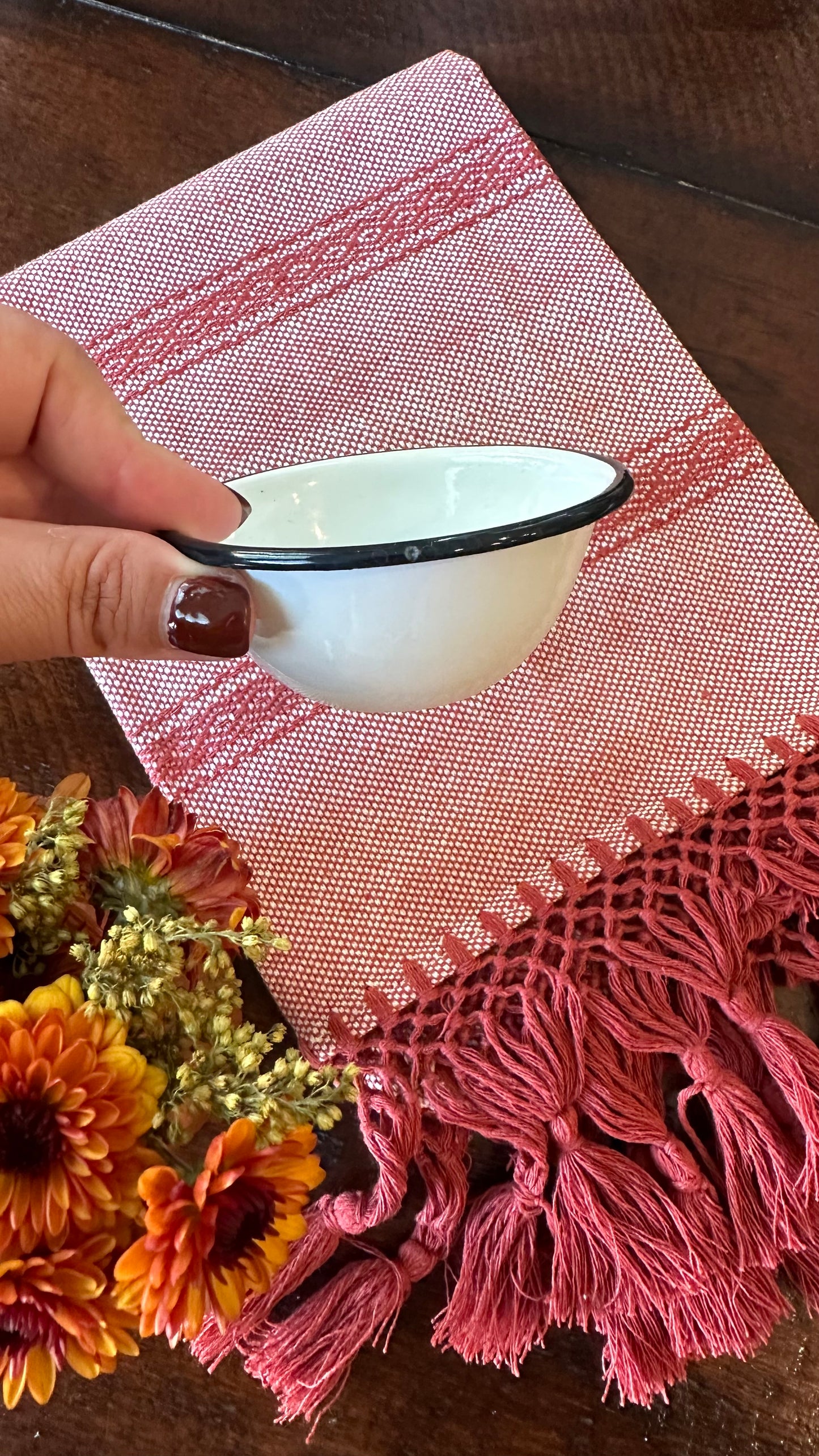 Blanca Mini Enamel bowl