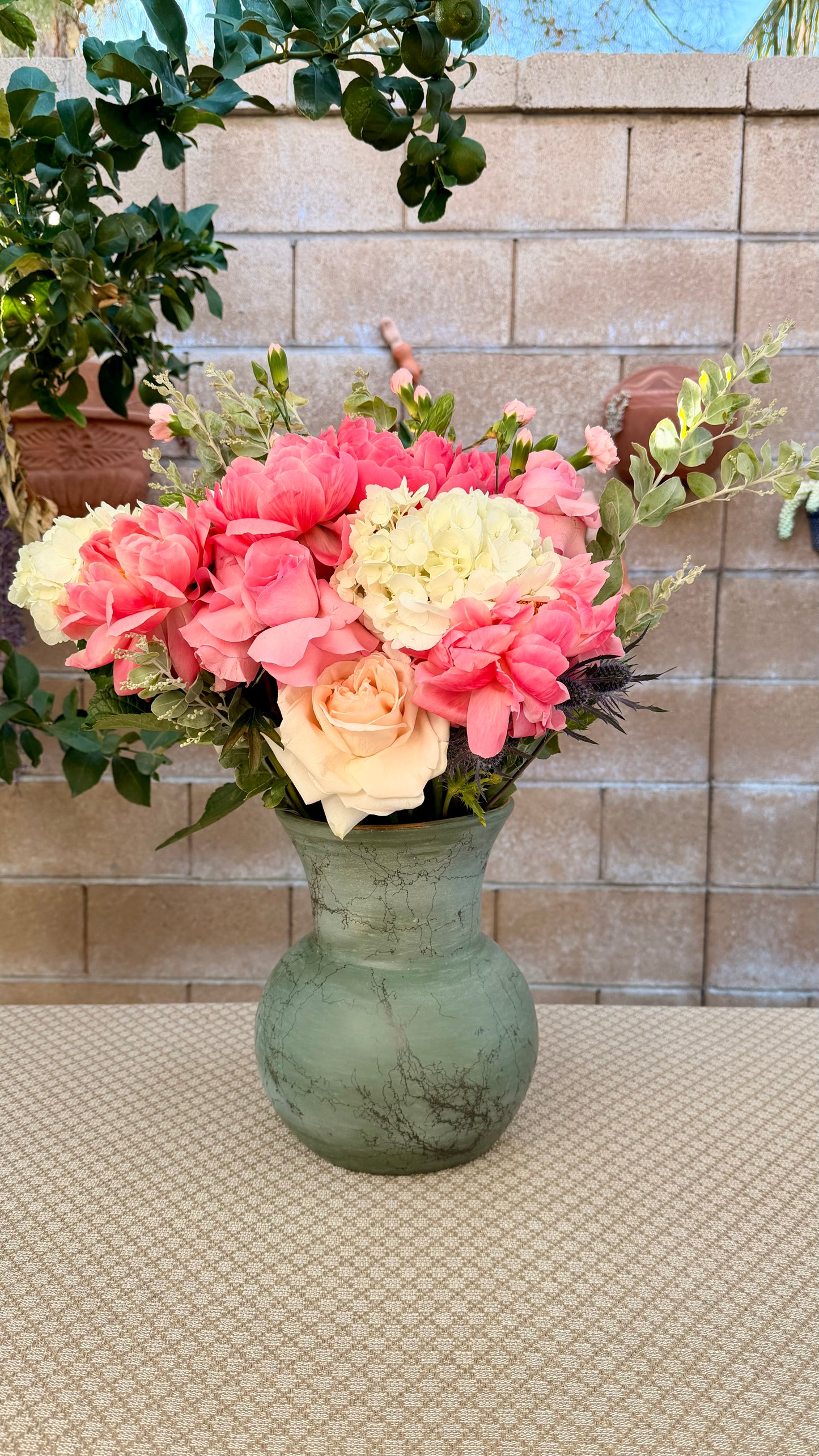 Carolina Lg. Clay Vase